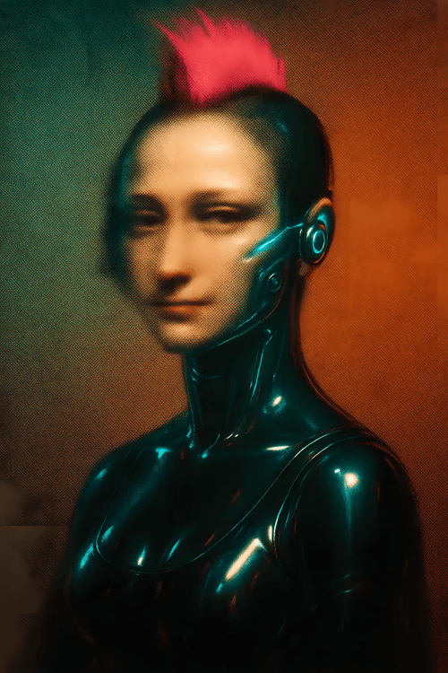 Cyberpunk Mona Lisa