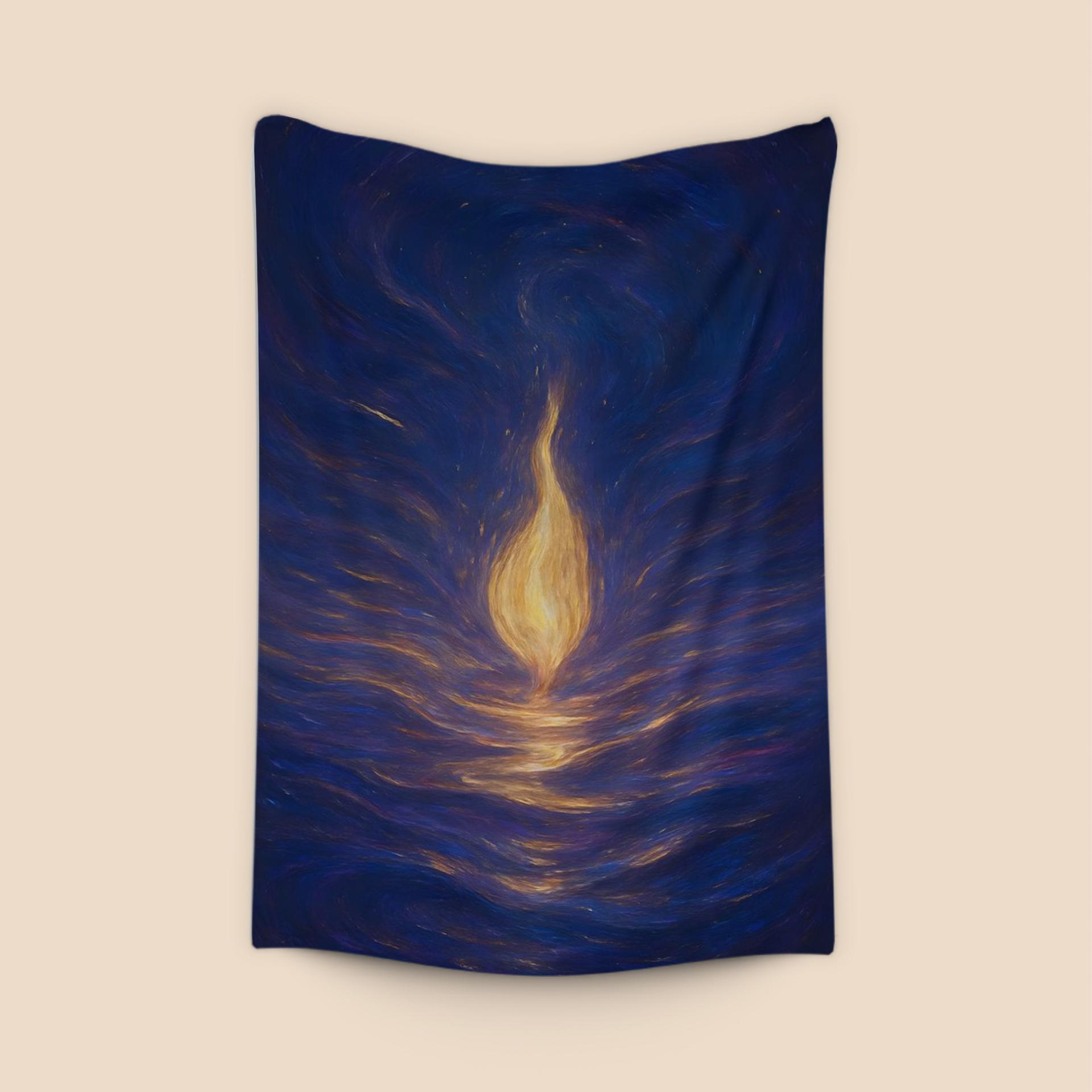 Eternal Flame on Indigo Waters
