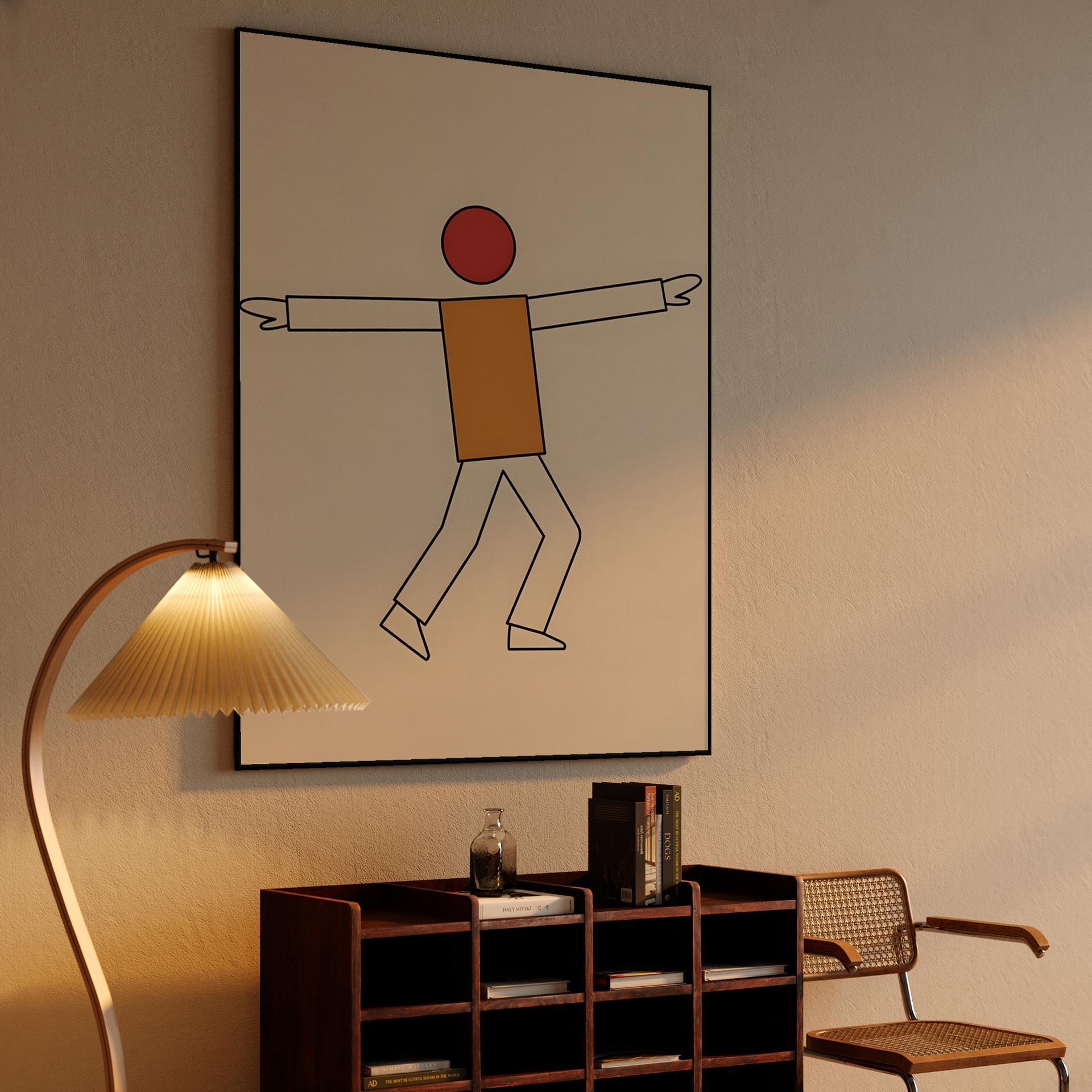 Geometric Balance Dancer