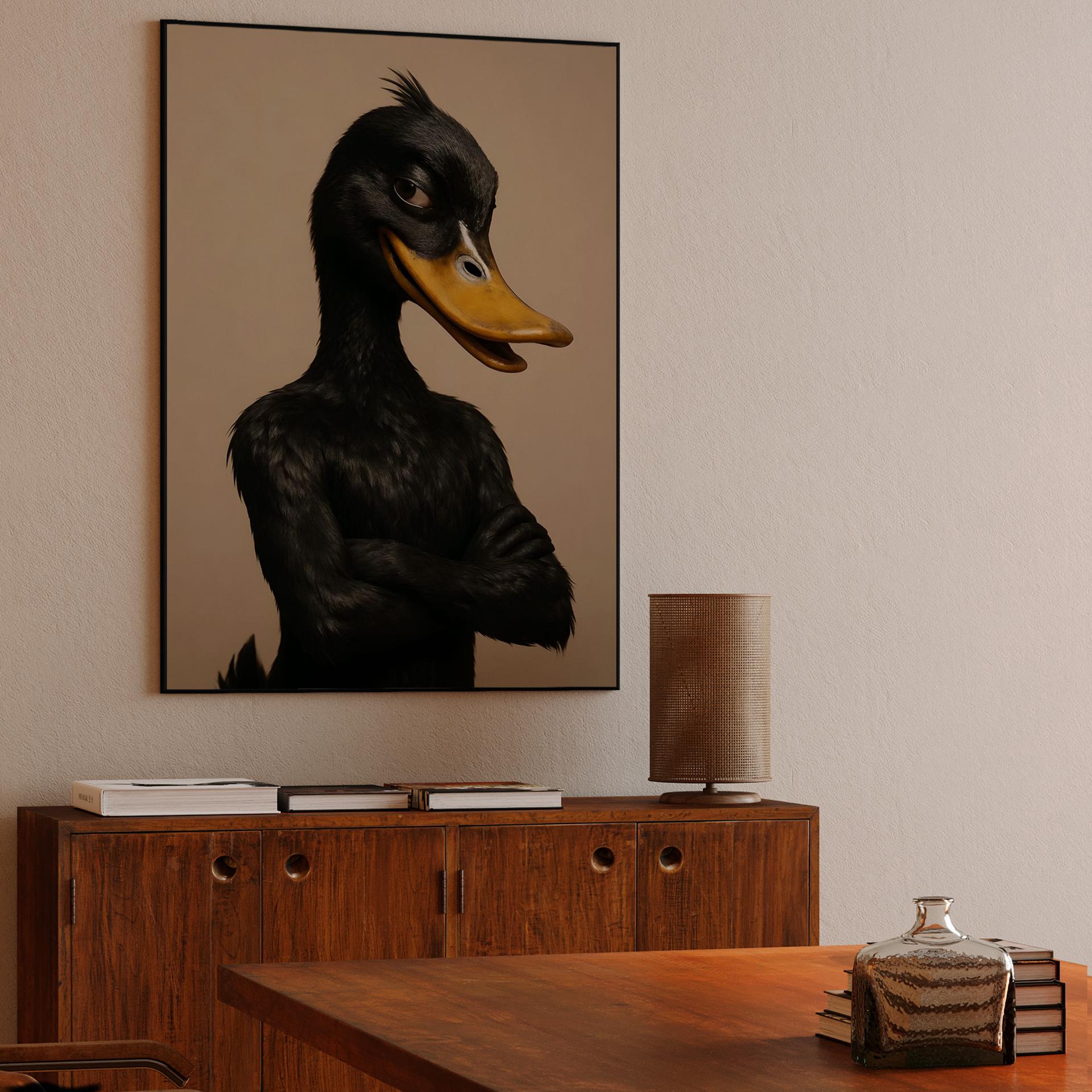 Hyperrealistic Daffy Portrait