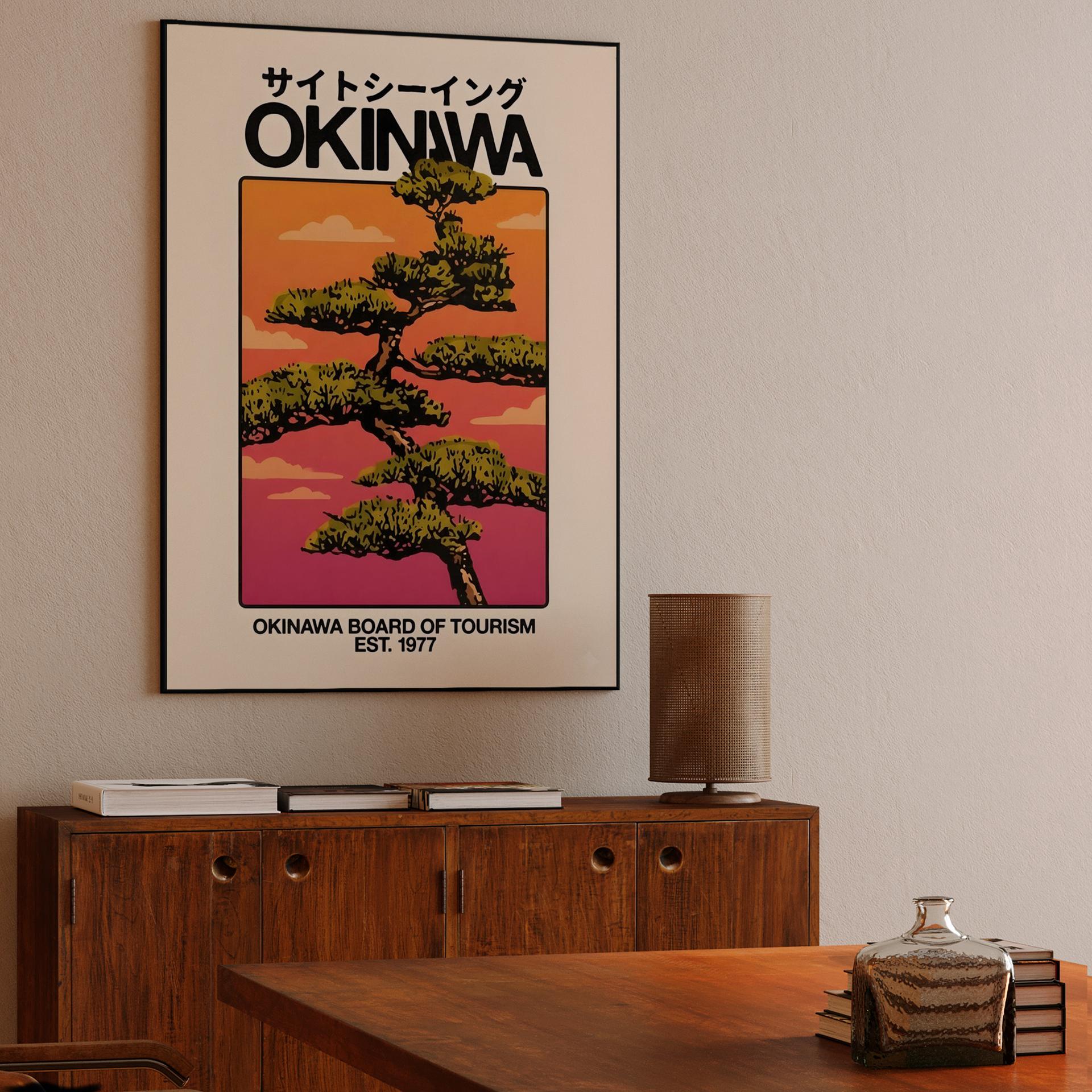 Okinawa 1977 Sightseeing Poster
