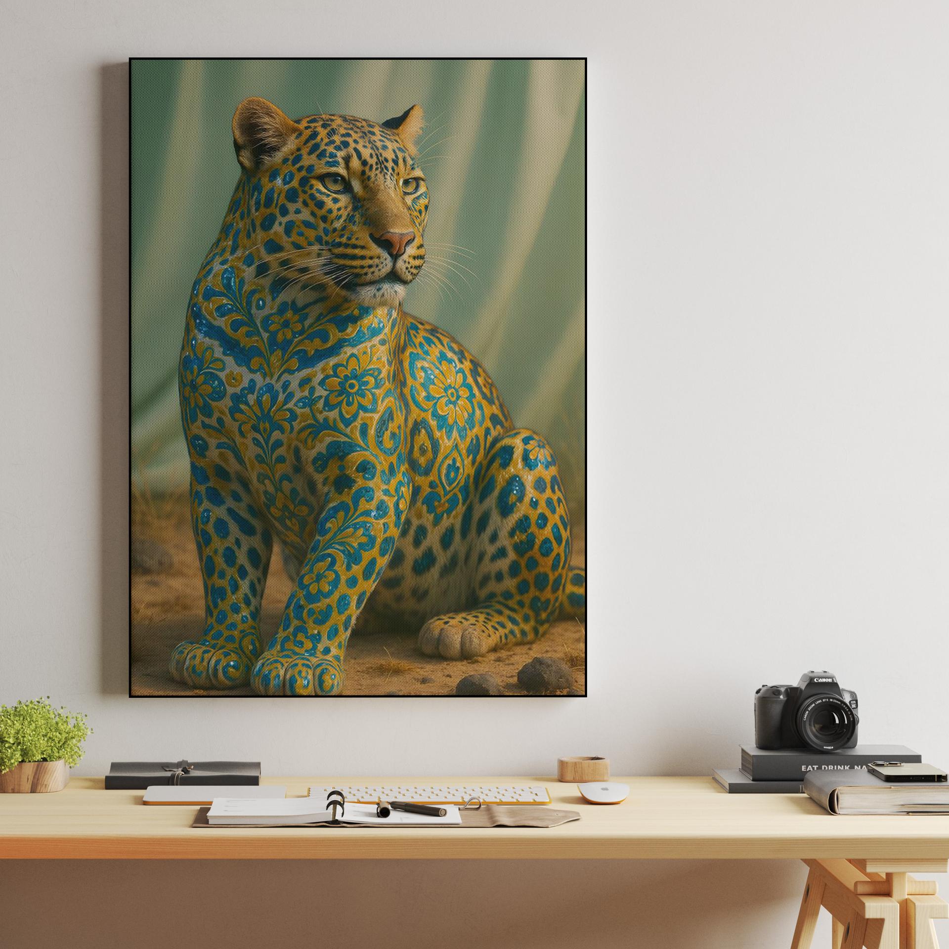 Ornate Damask Leopard