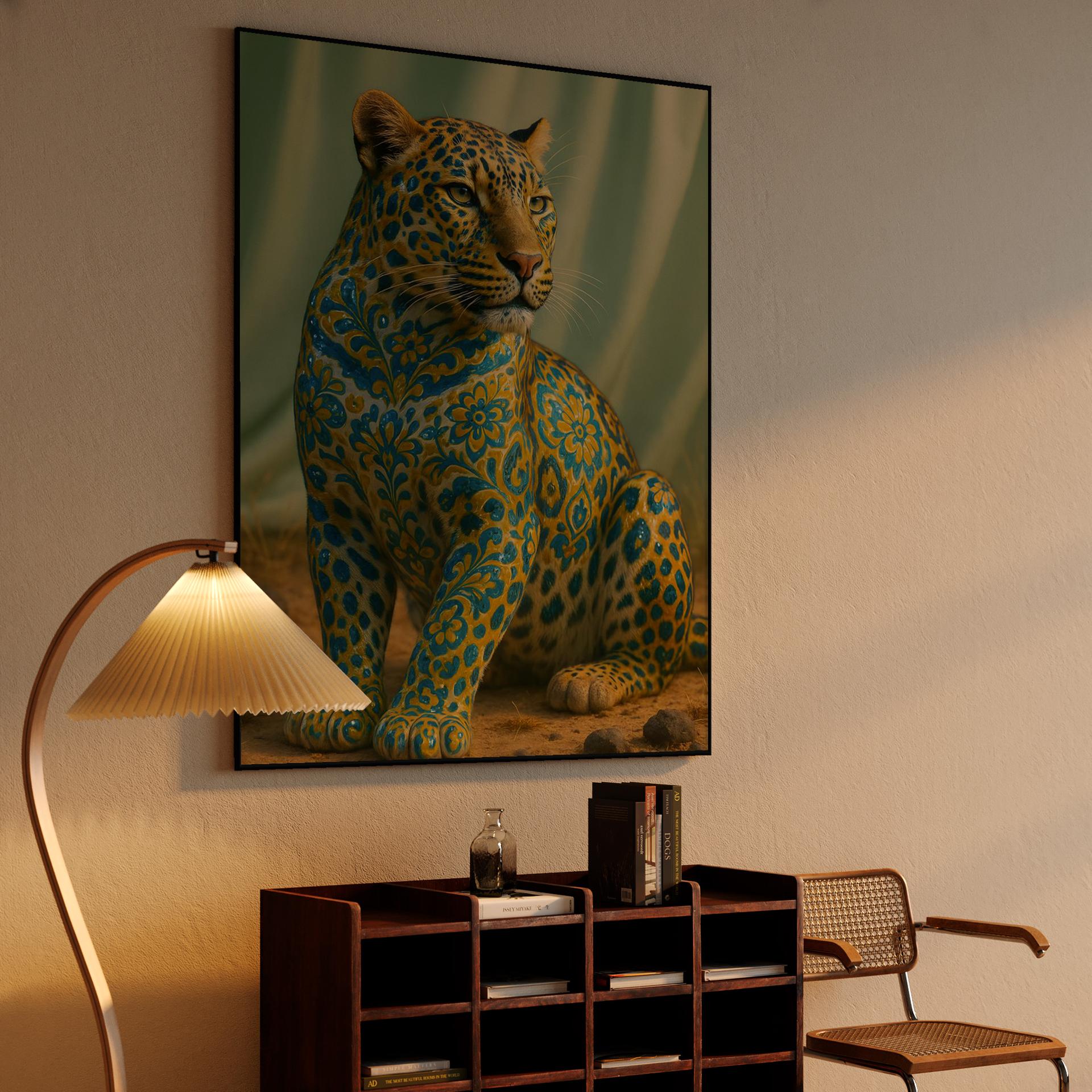 Ornate Damask Leopard