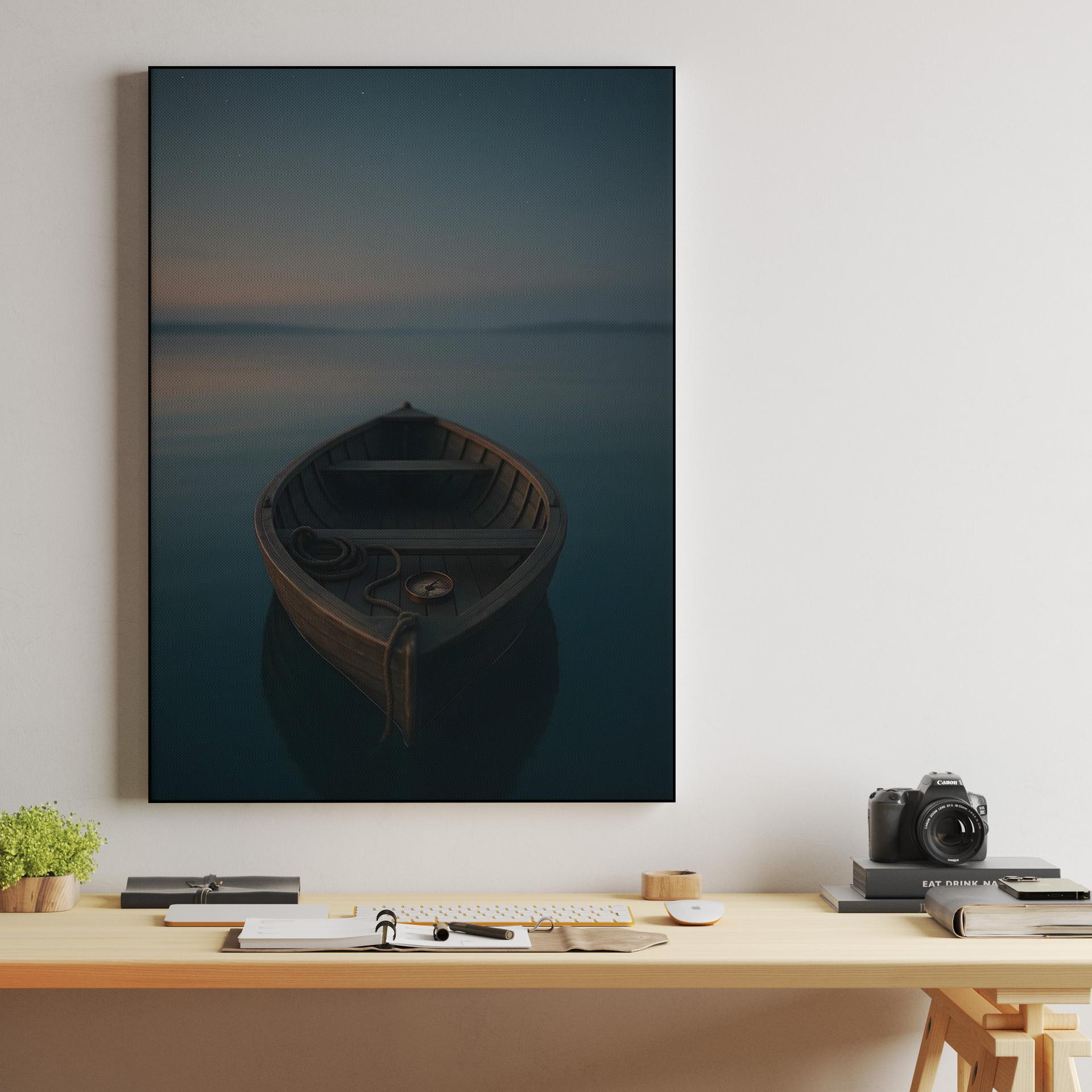 Silent Voyage at Dusk