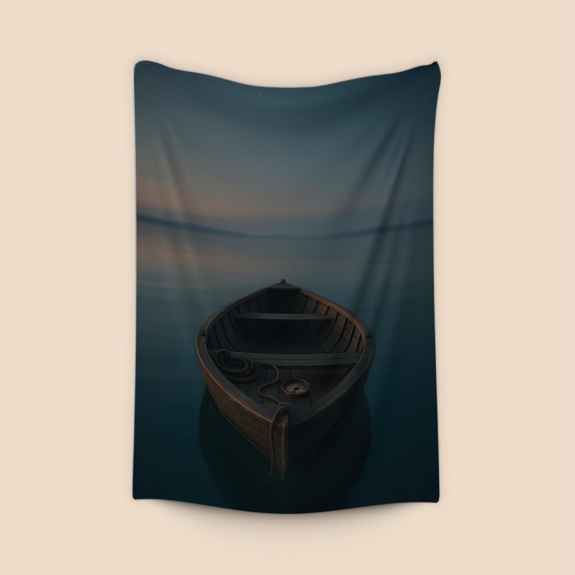 Silent Voyage at Dusk