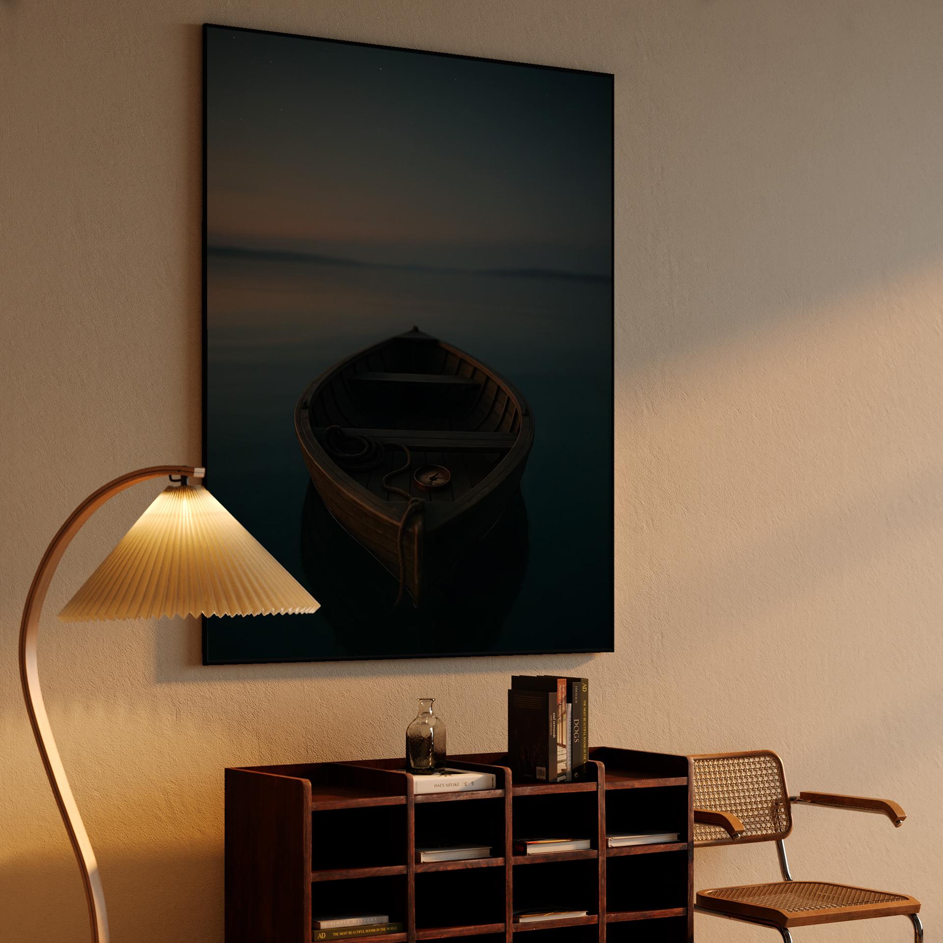 Silent Voyage at Dusk