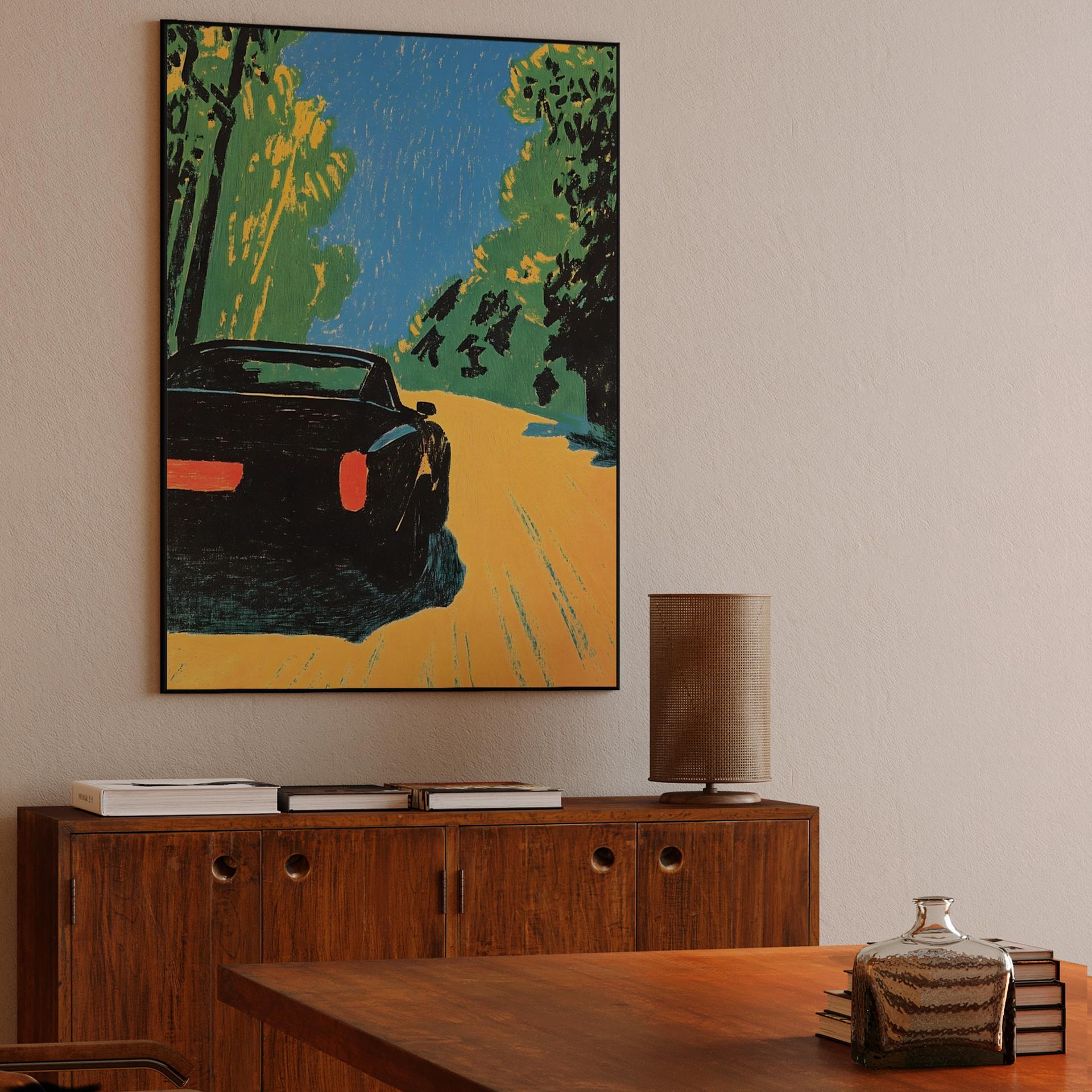 Summer Country Road Porsche 911