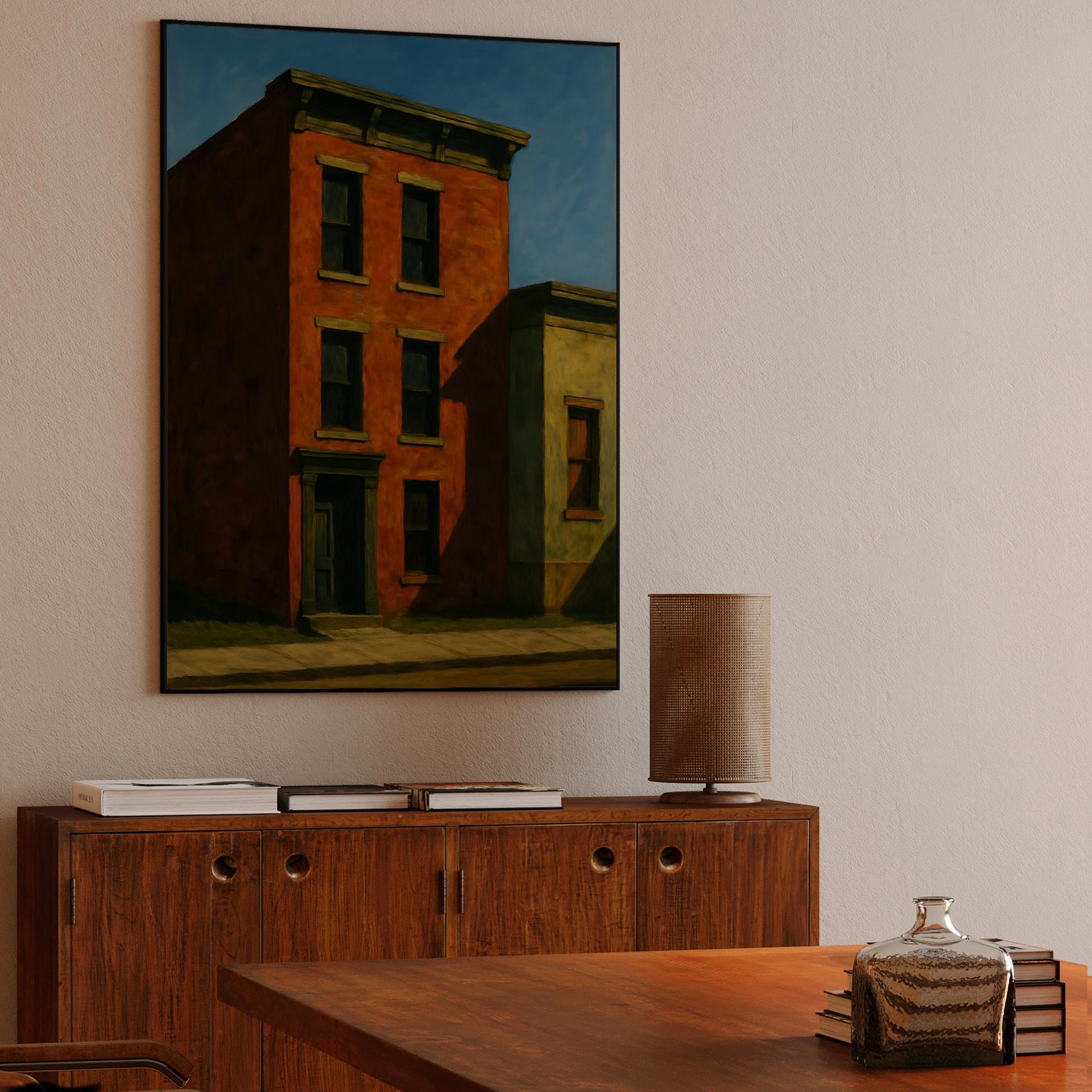 Sunlit Red Brick Townhouse