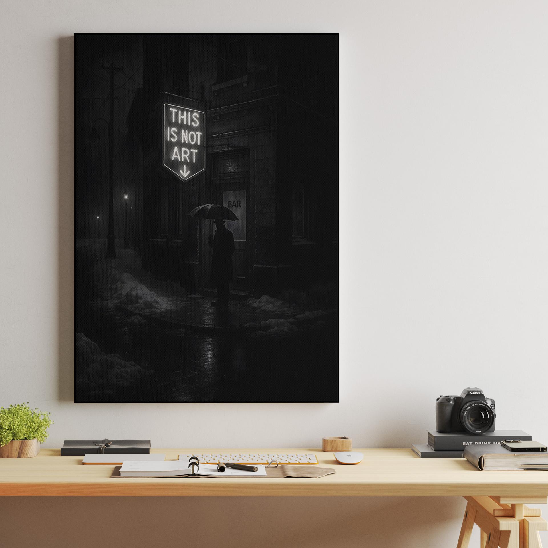This Is Not Art Neon Noir
