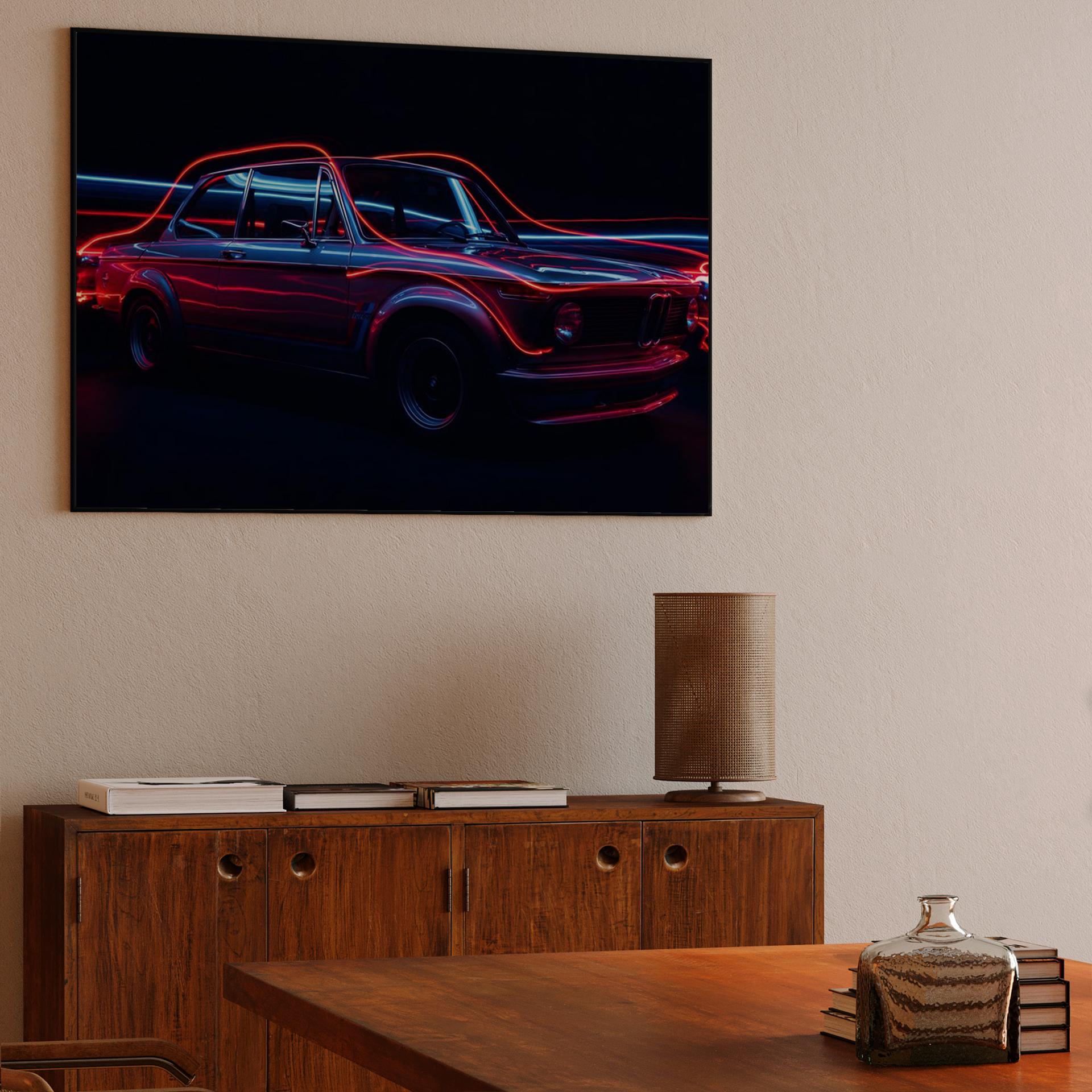 BMW 2002 Light Trails Nocturne