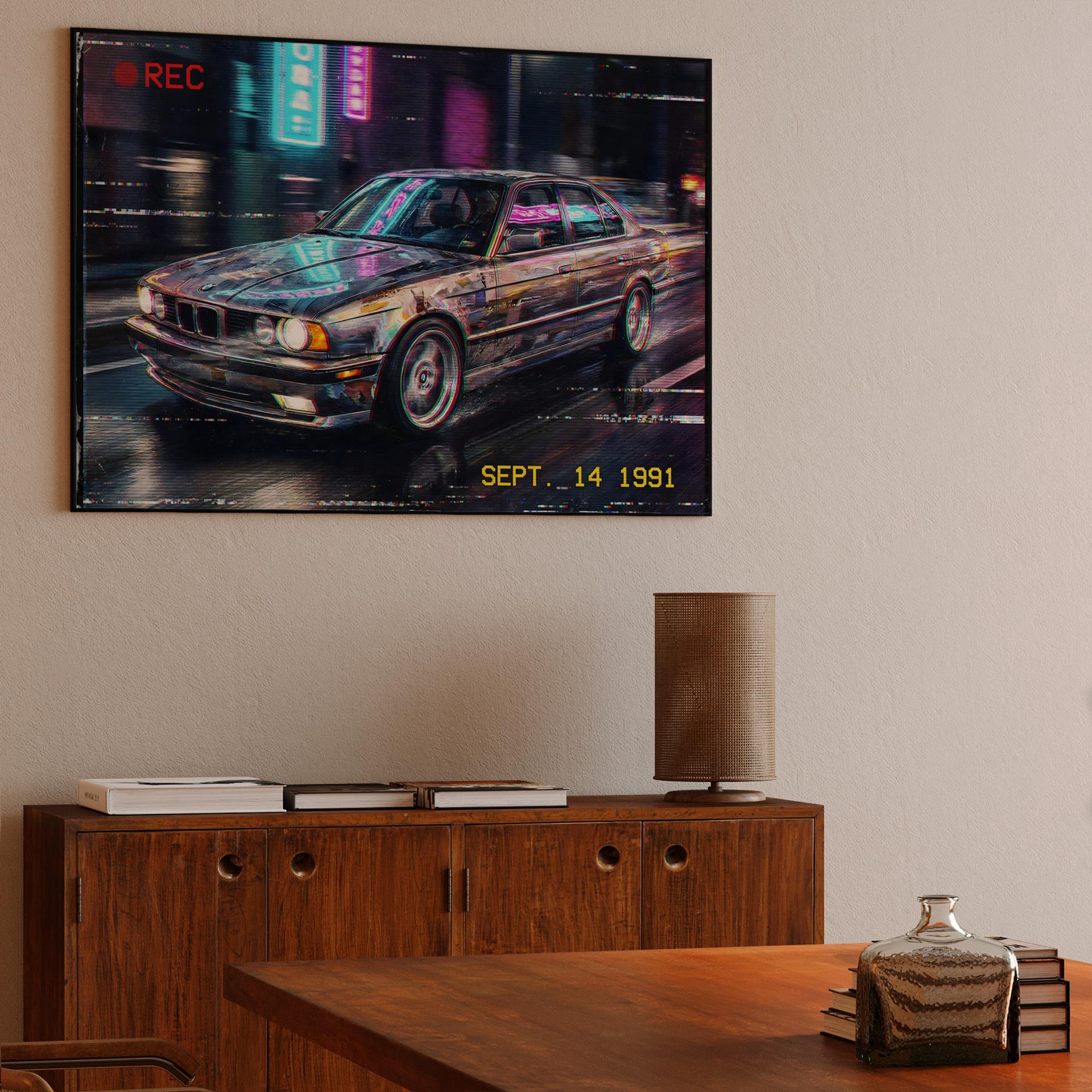 VHS Memories: 1991 BMW E34 Midnight Drive