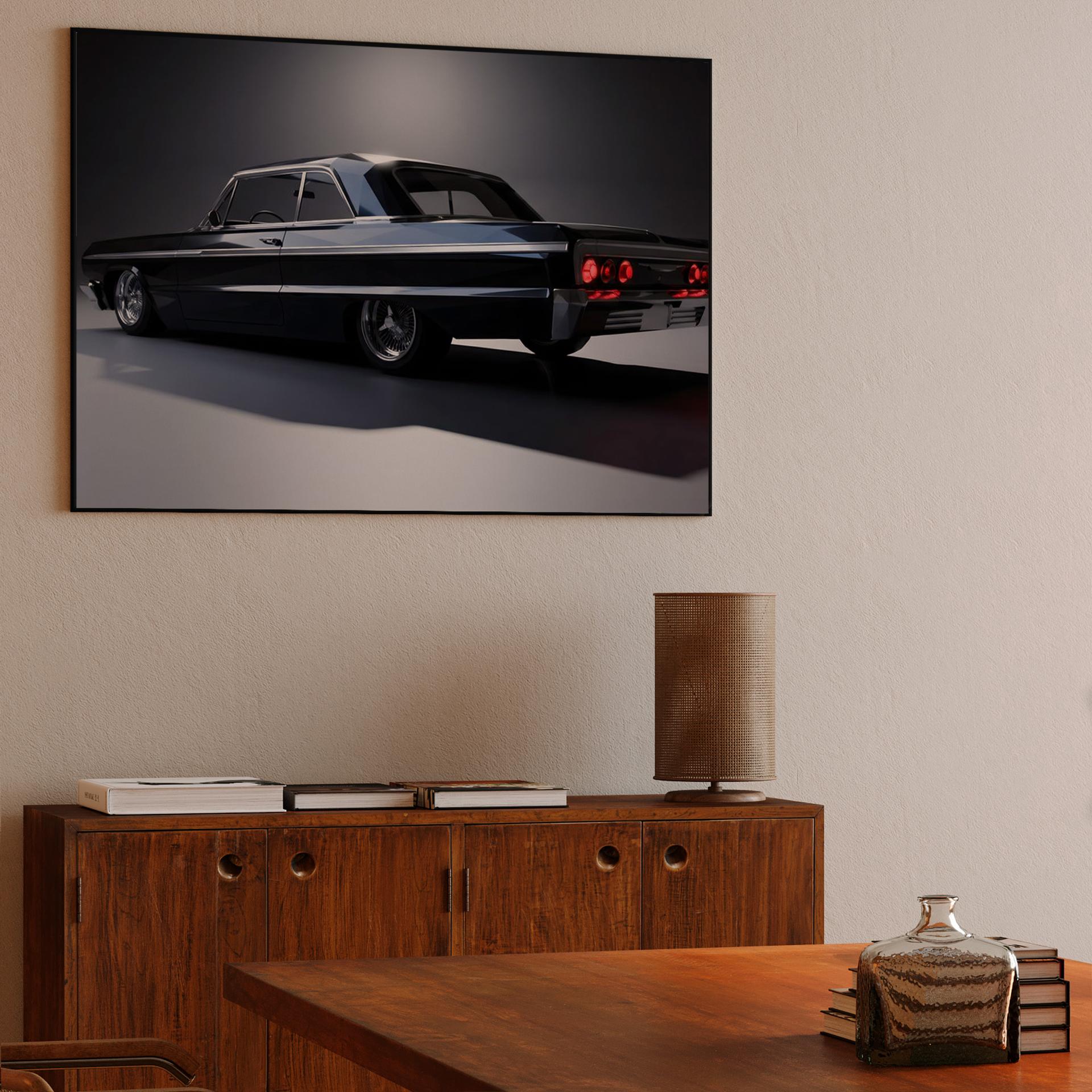 Low Poly '64 Impala Noir