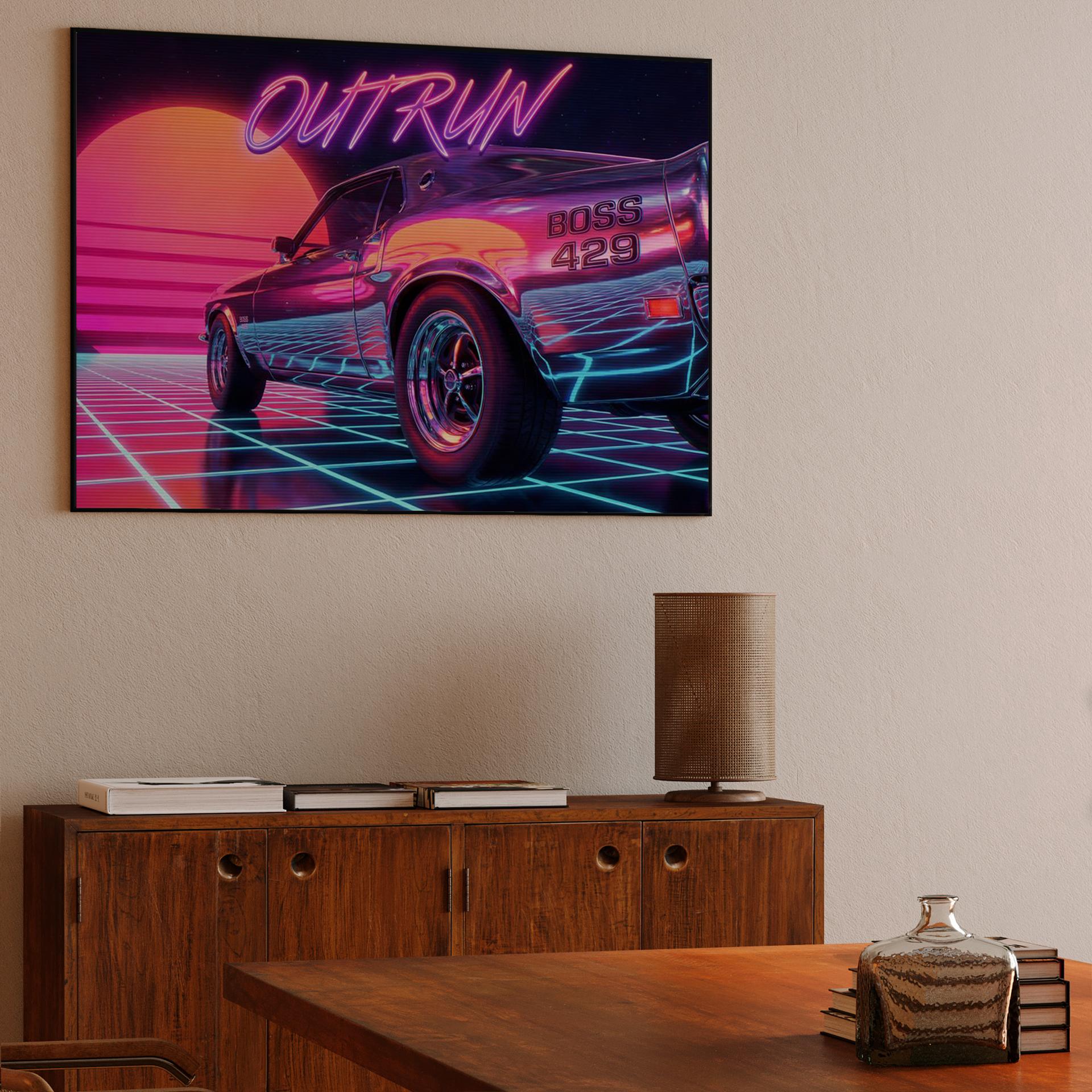 Boss 429 Neon Outrun Horizon
