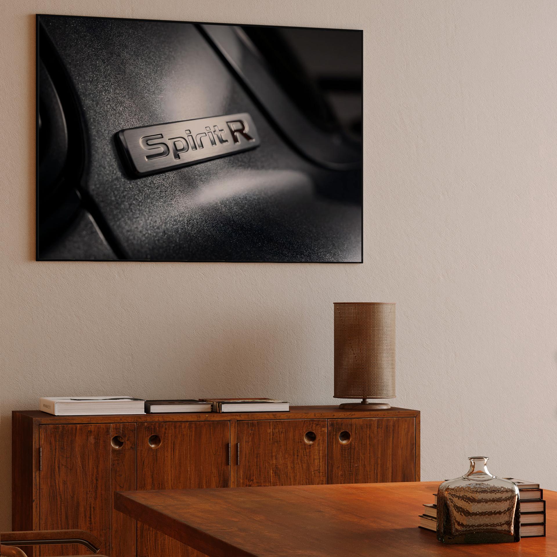 Mazda RX-7 Spirit R Emblem: Metallic Detail