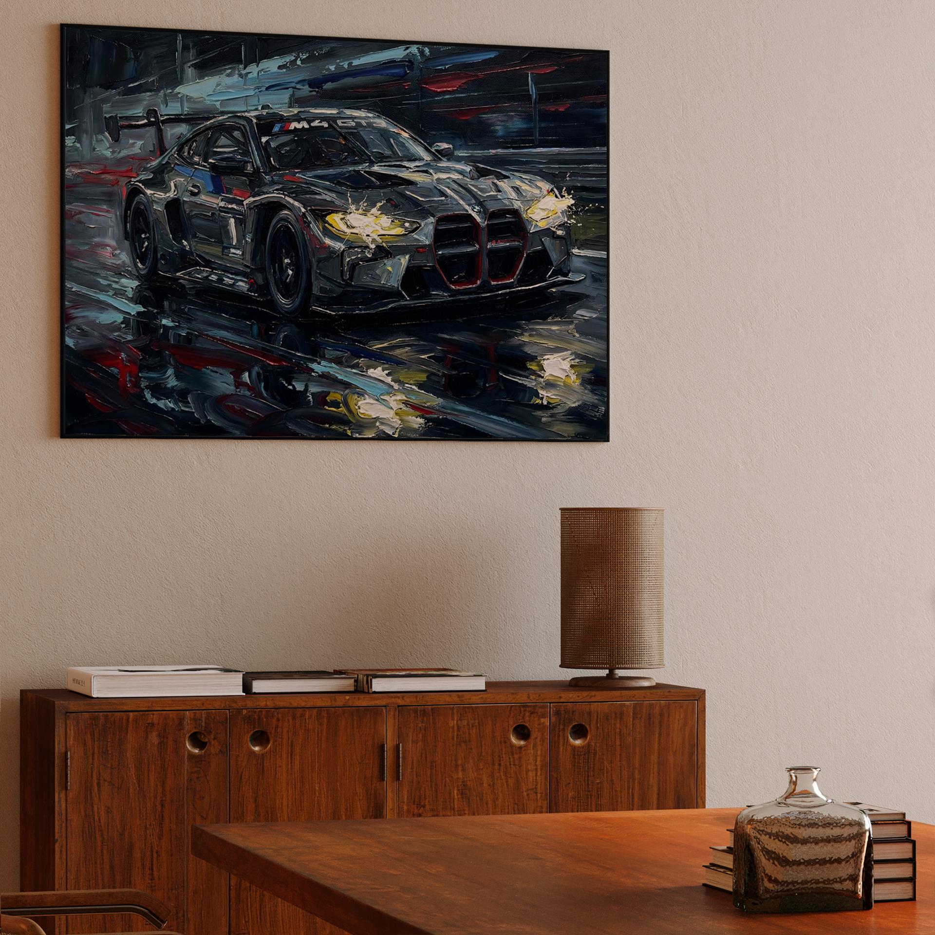 BMW M4 GT3 Night Rain Impasto
