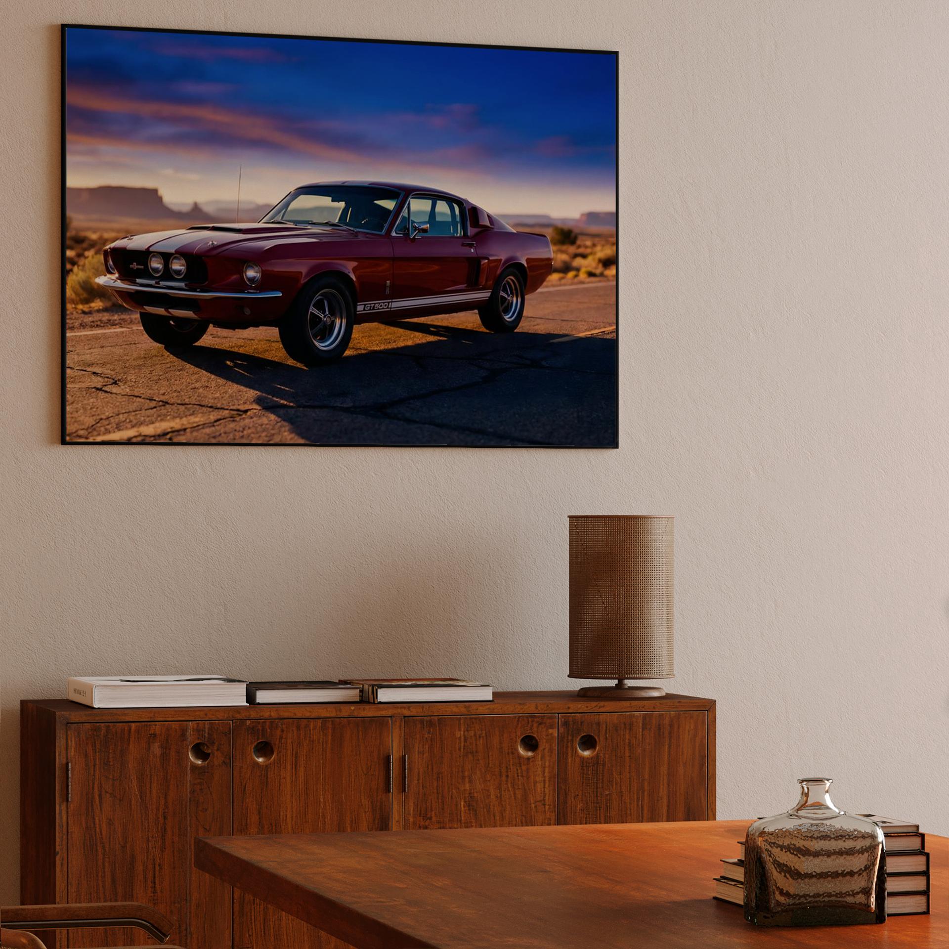 Desert Legend: Shelby GT500 at Sunset