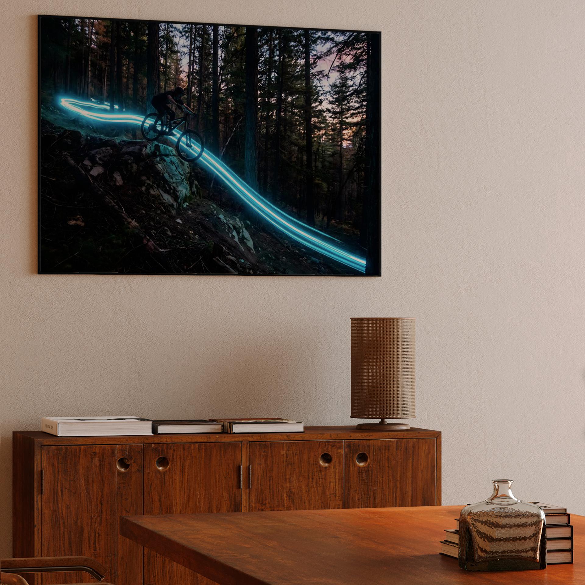 Electric Trail: Mountain Biking Light Trails