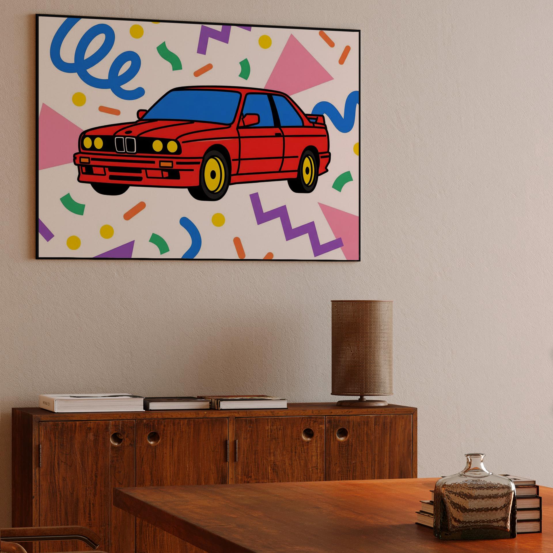 BMW E30 M3: 90s Memphis Pop
