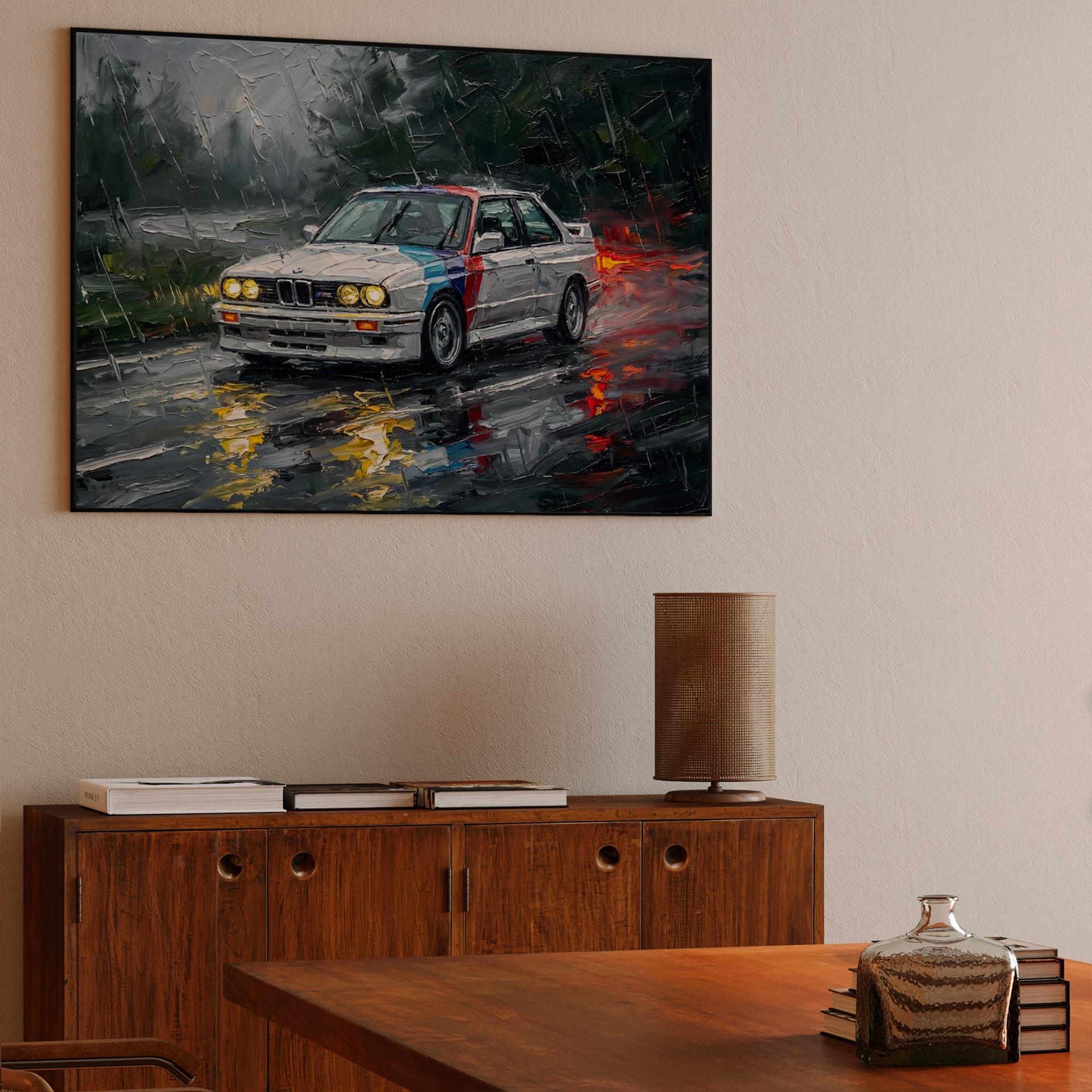 BMW E30 M3 Rain Run Impasto