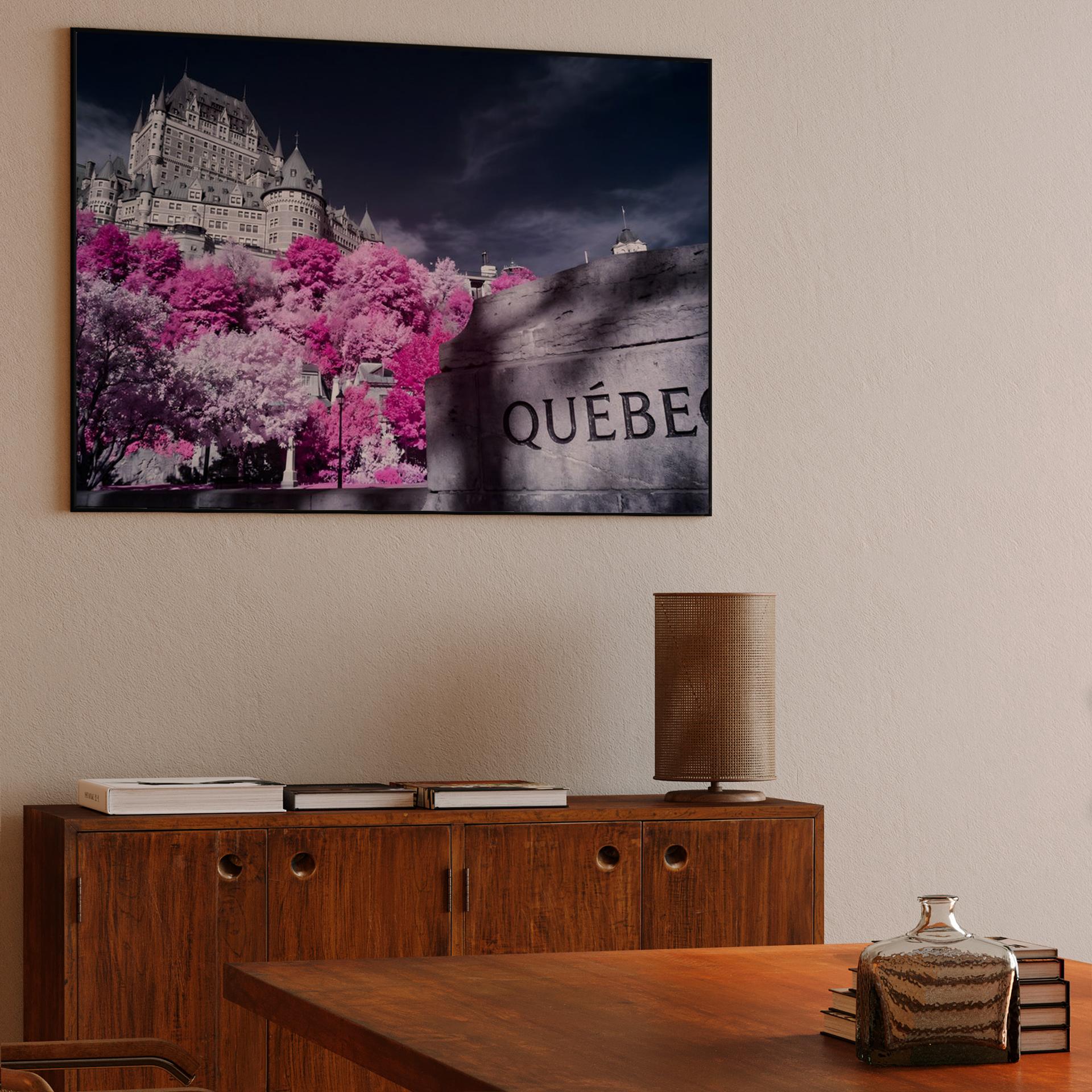 Infrared Quebec: Pink Foliage at Château Frontenac