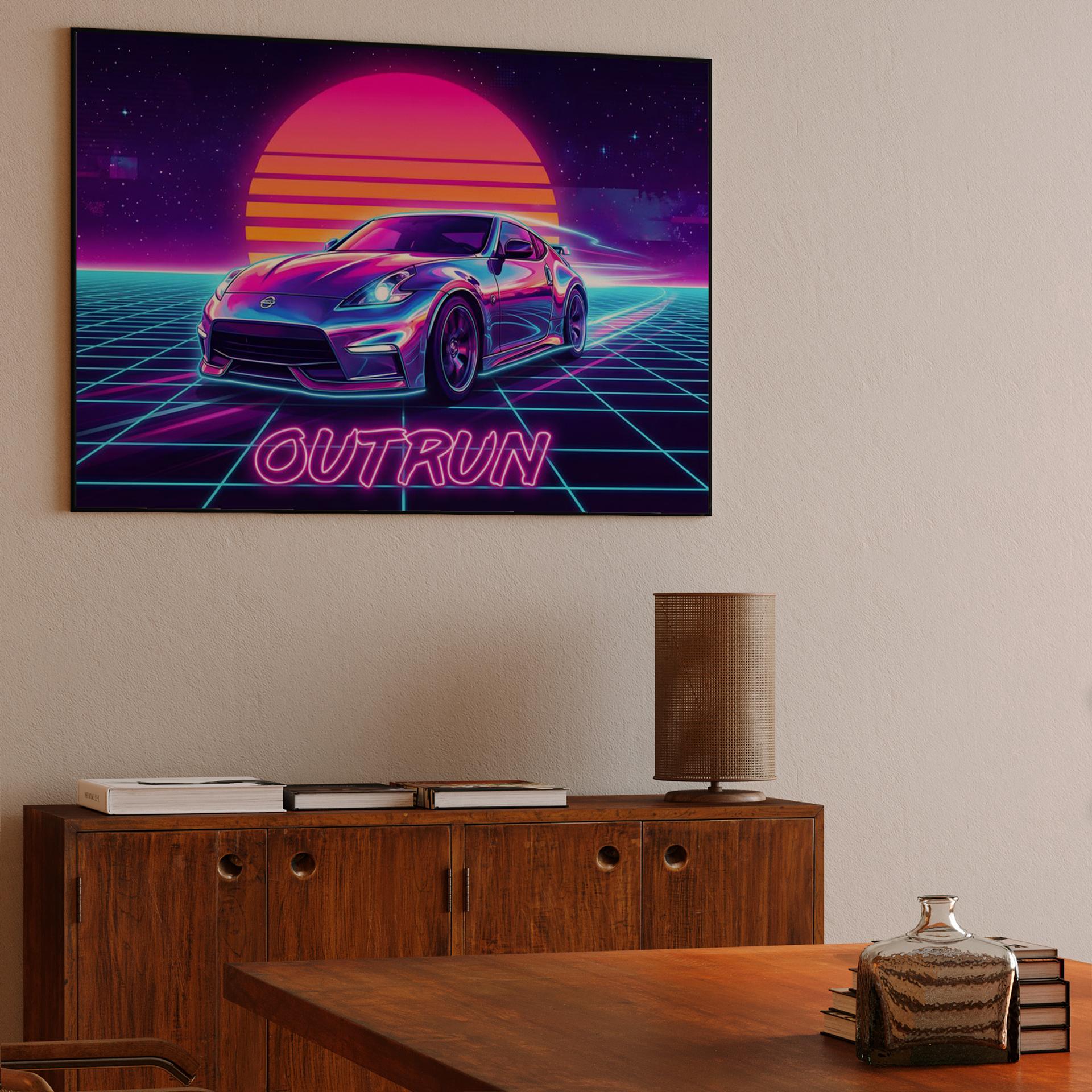 Nissan 370Z Outrun Synthwave Speed