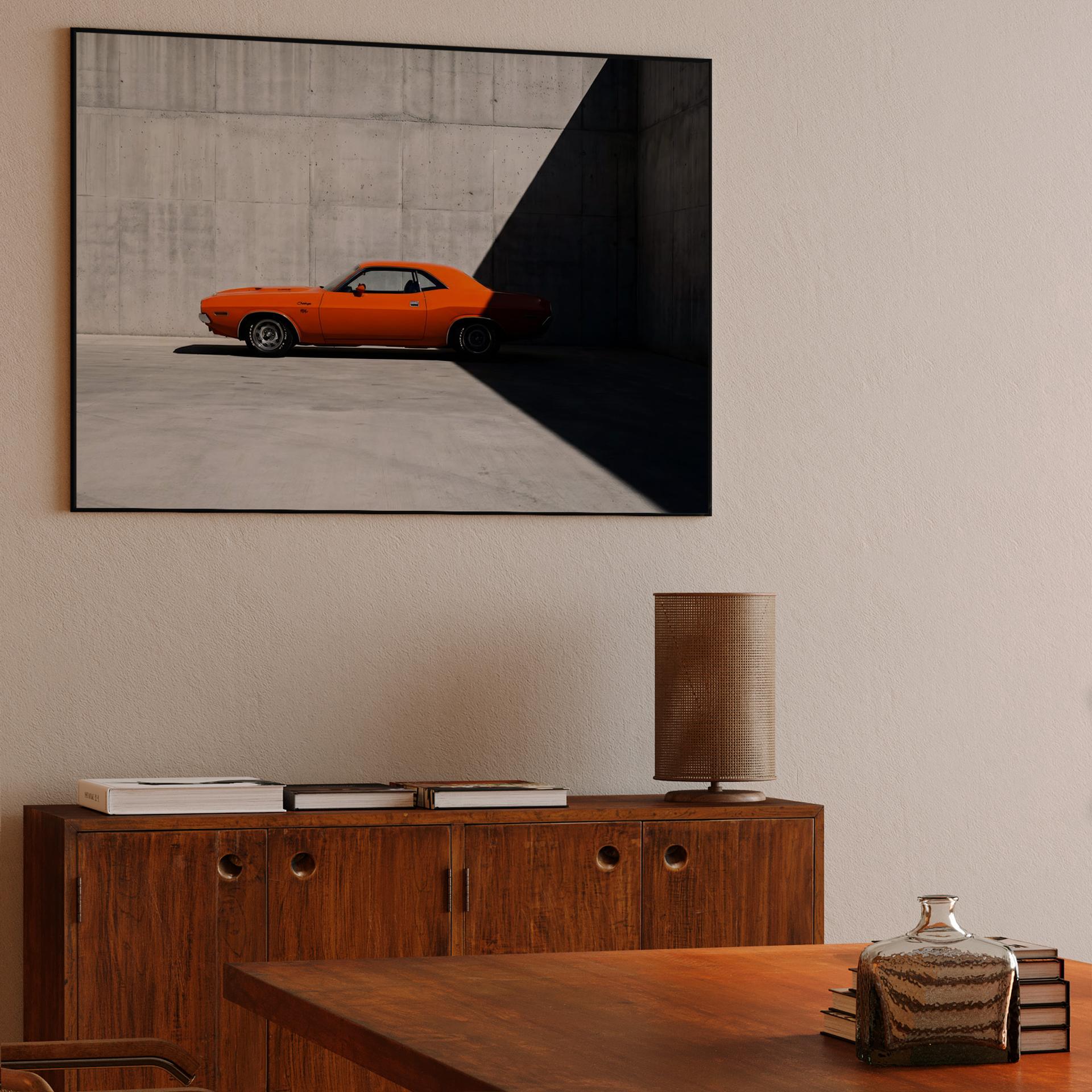 Orange Challenger: Shadow and Concrete