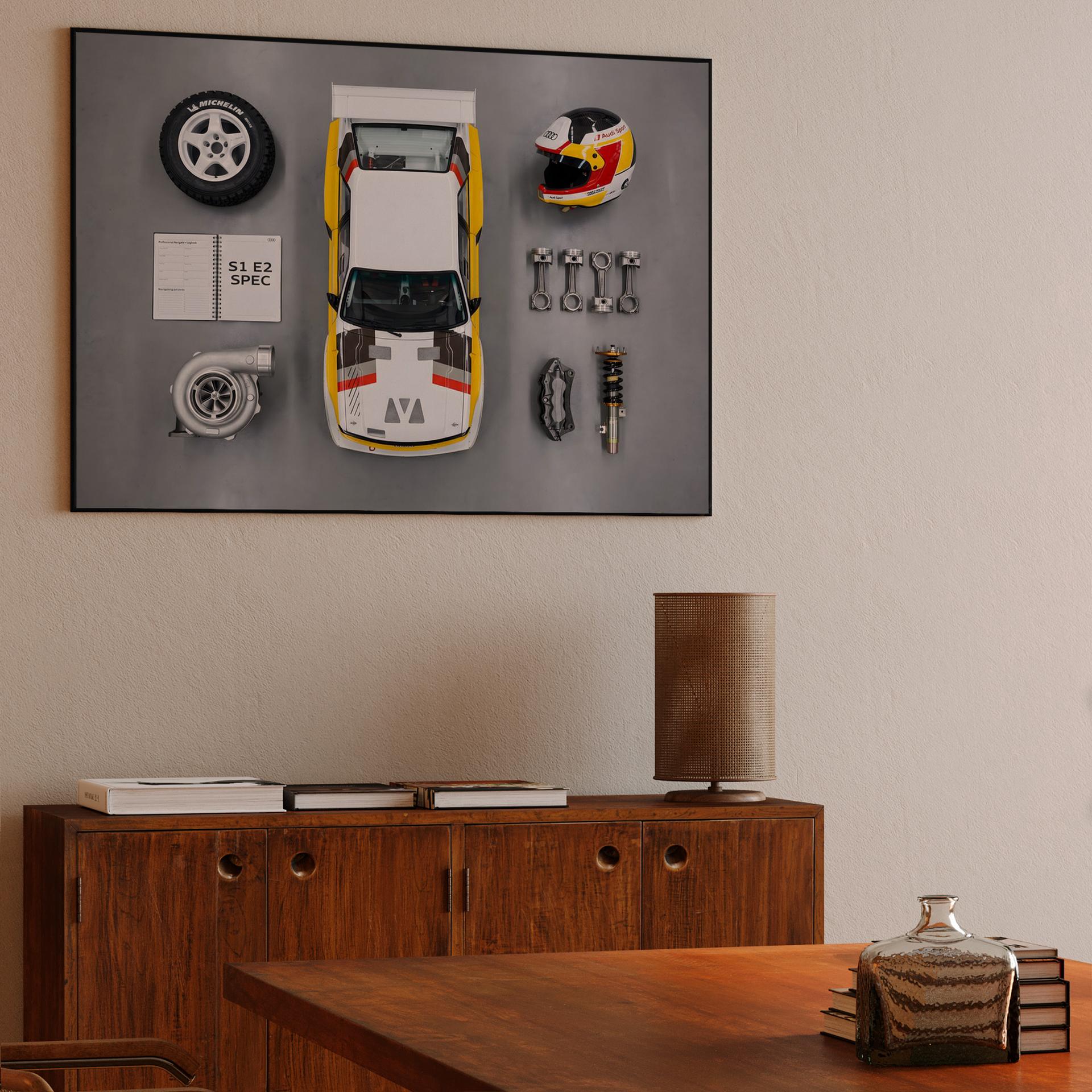 Audi Sport Quattro S1 E2: Knolling Components