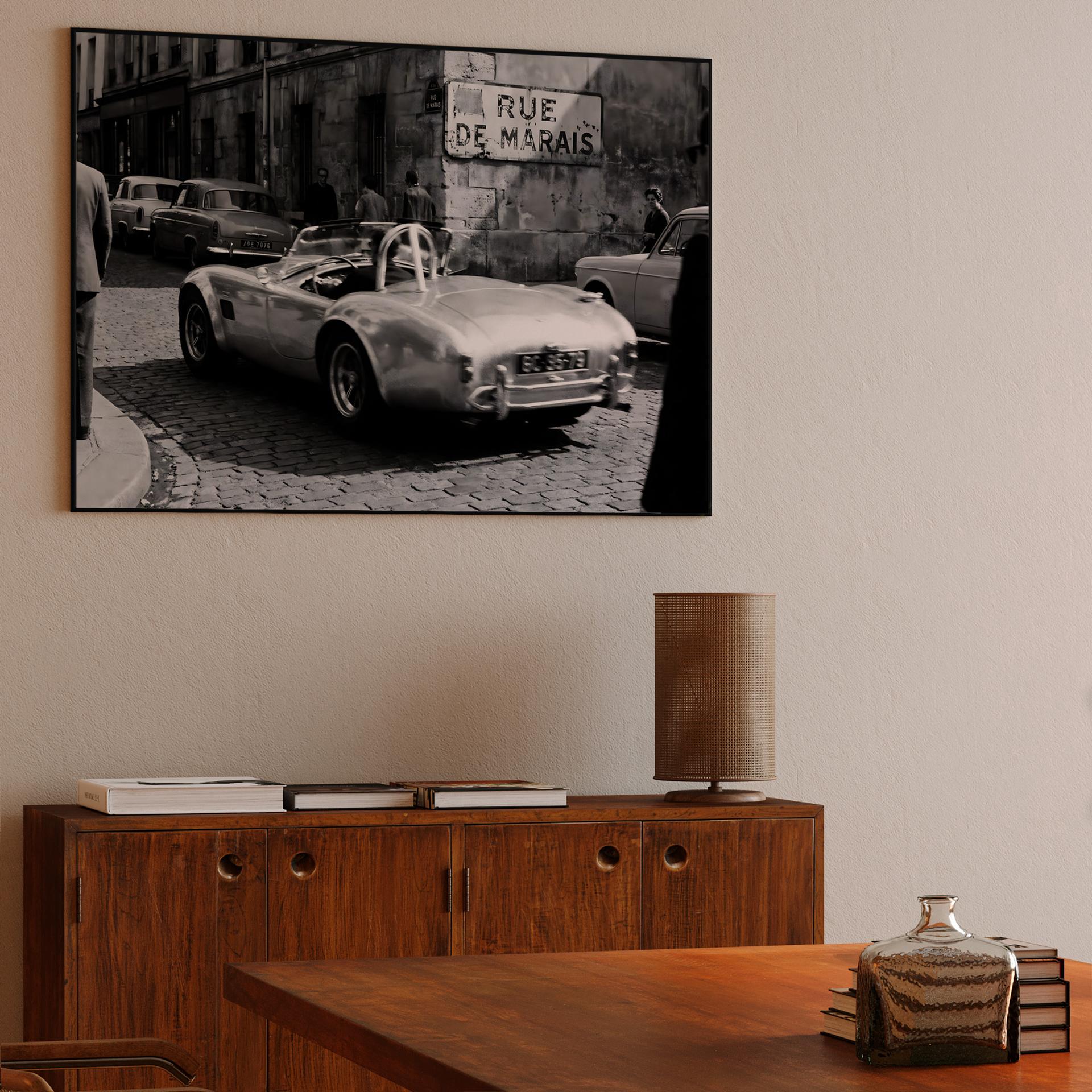 Parisian Pursuit: Shelby Cobra on Rue de Marais