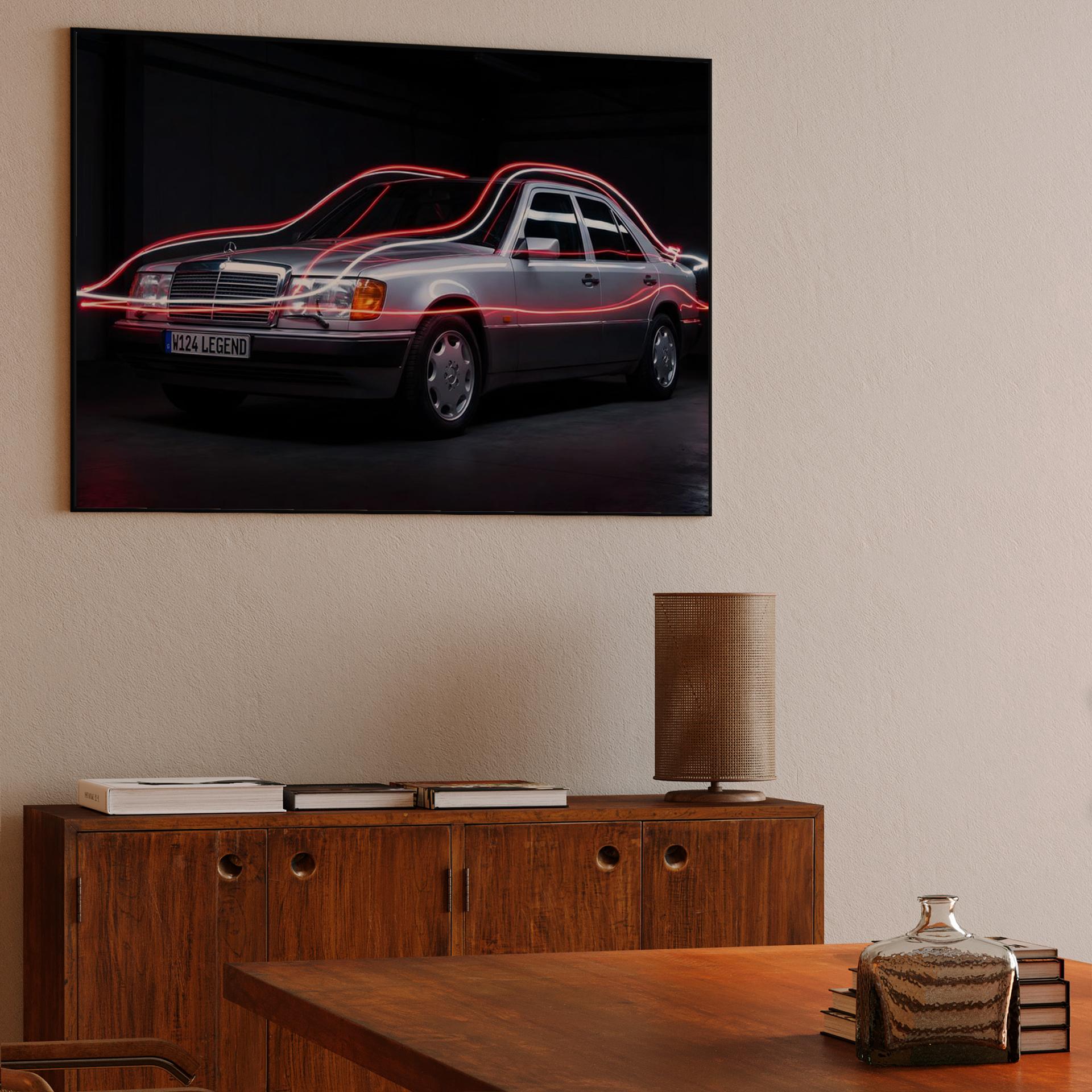 W124 Legend: Light Painting Photography