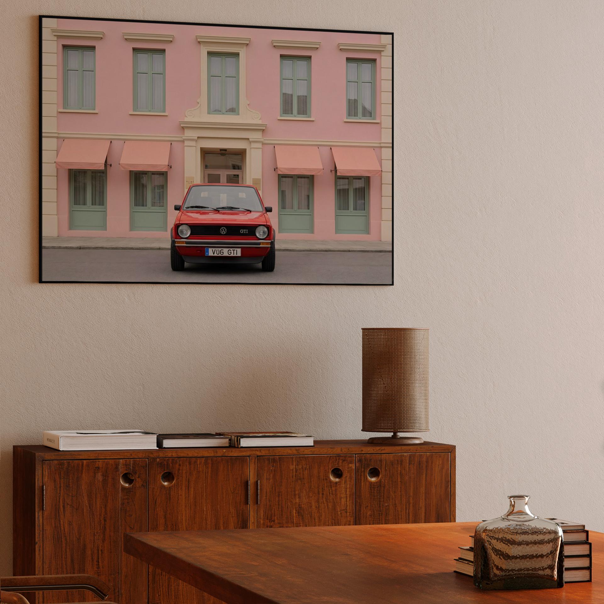 Scarlet GTI at the Pink Hotel