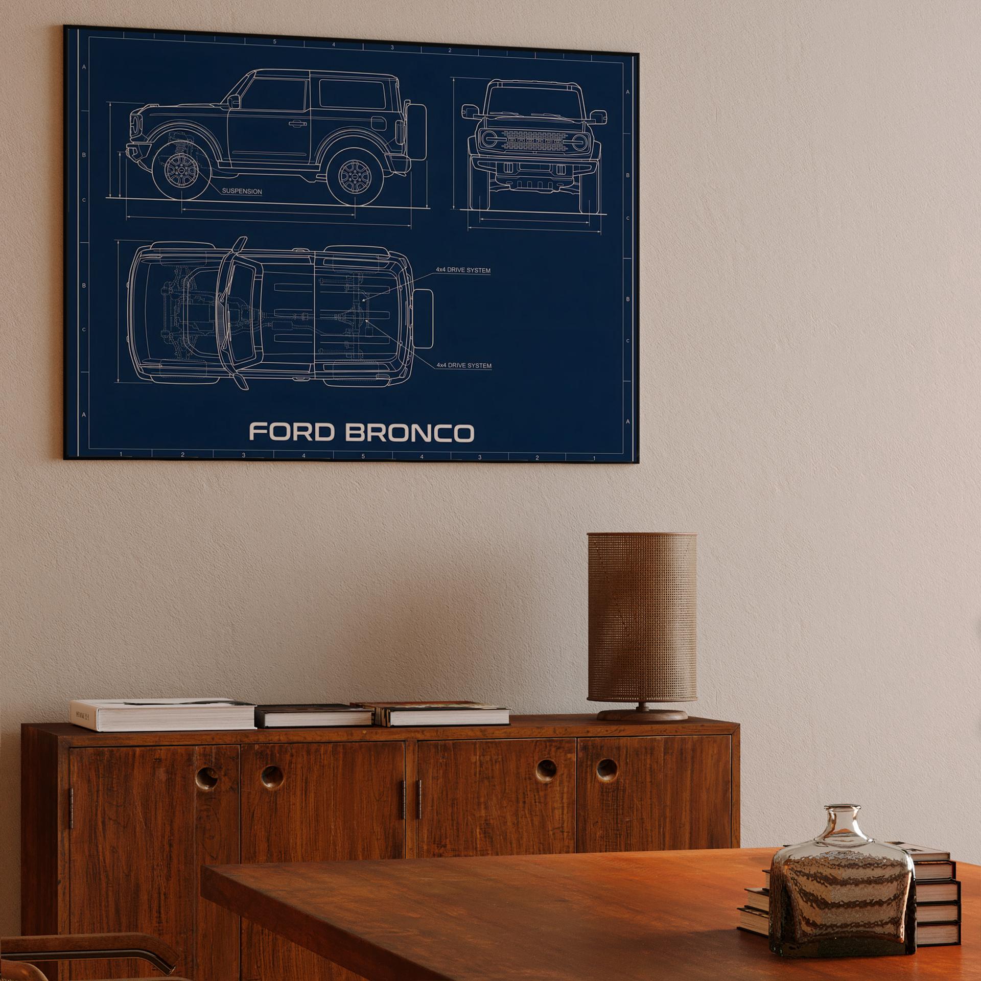 Ford Bronco Engineering Blueprint
