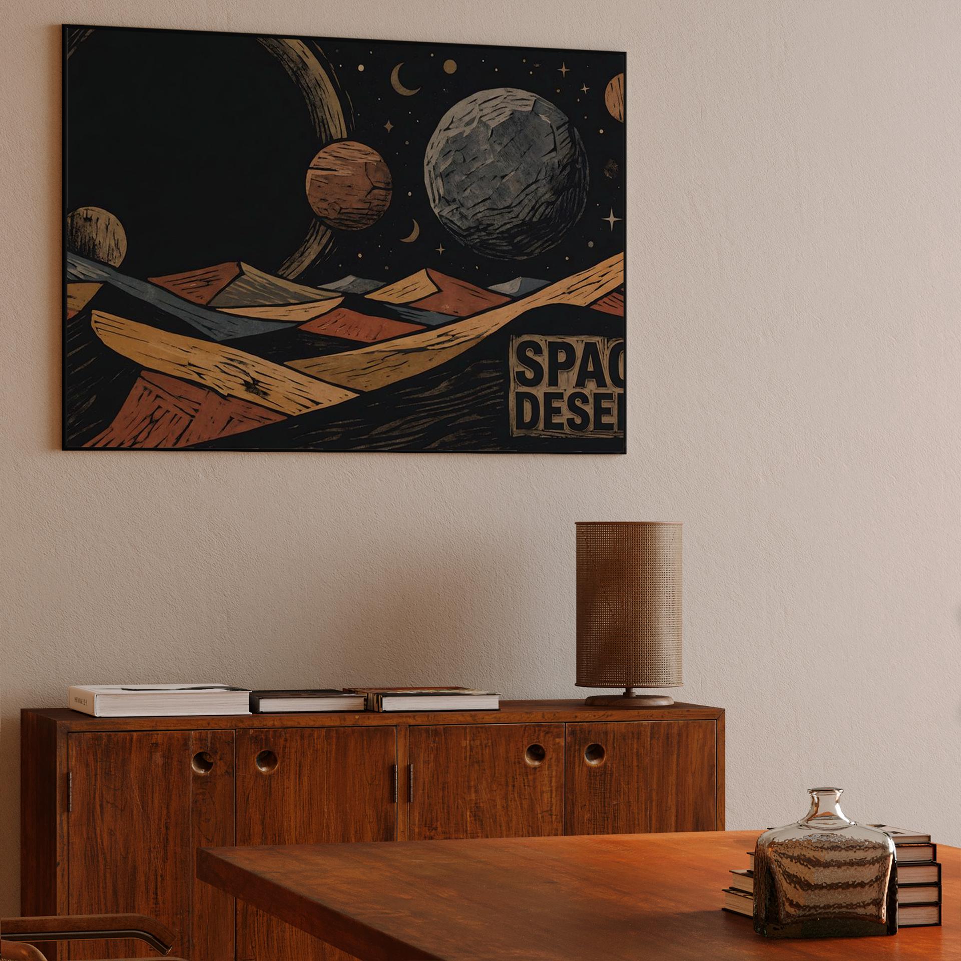 Space Desert: A Woodcut Journey to the Stars