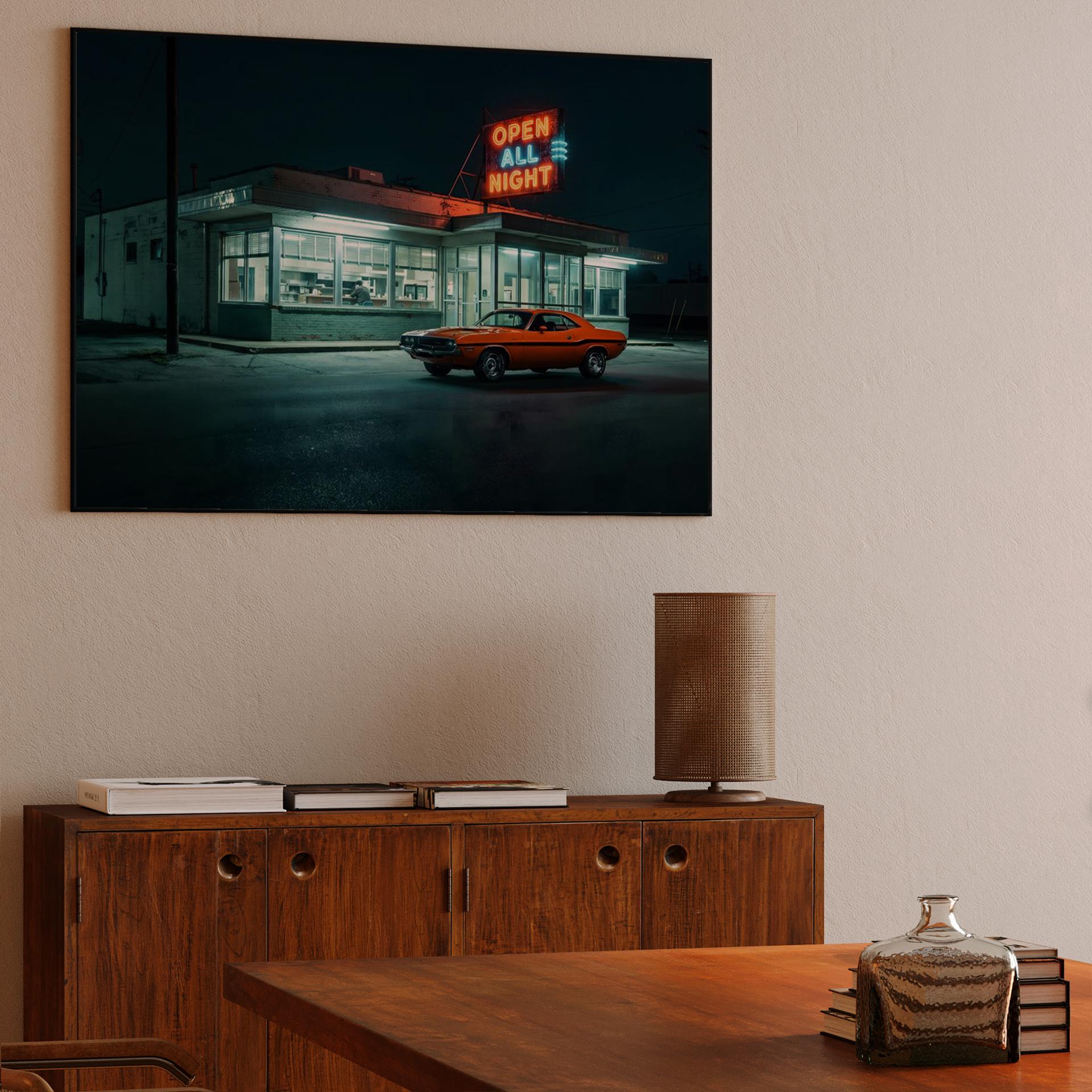 Dodge Challenger: Midnight Diner Glow