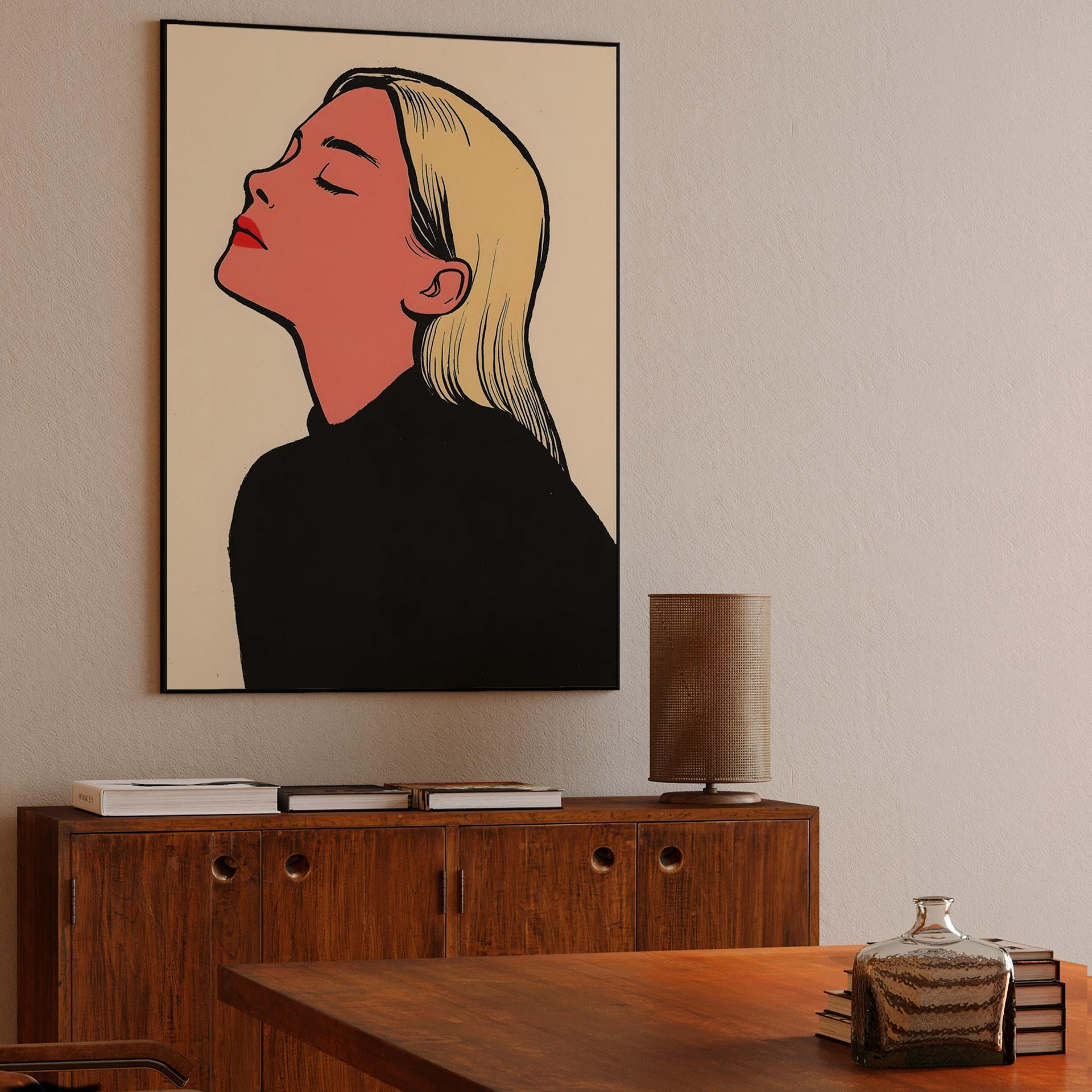 Serene Blonde Reverie