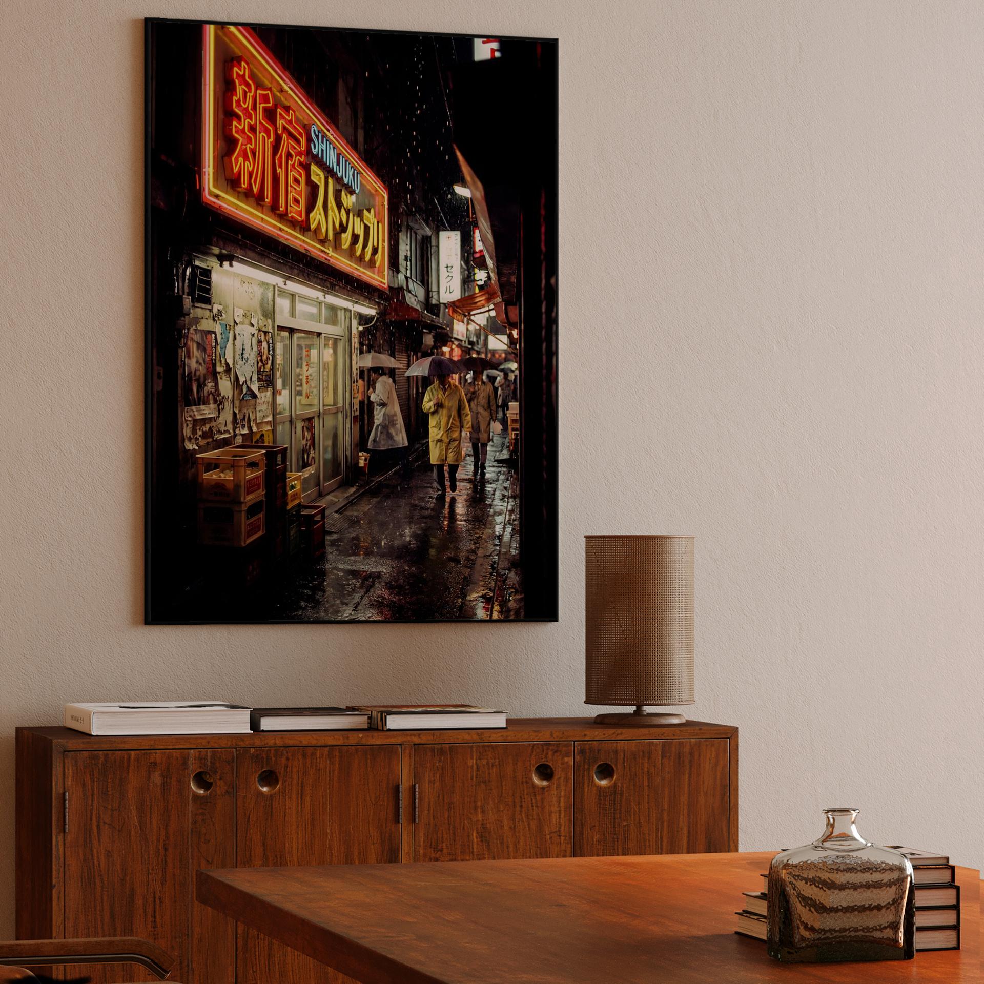 Rainy Shinjuku Glow