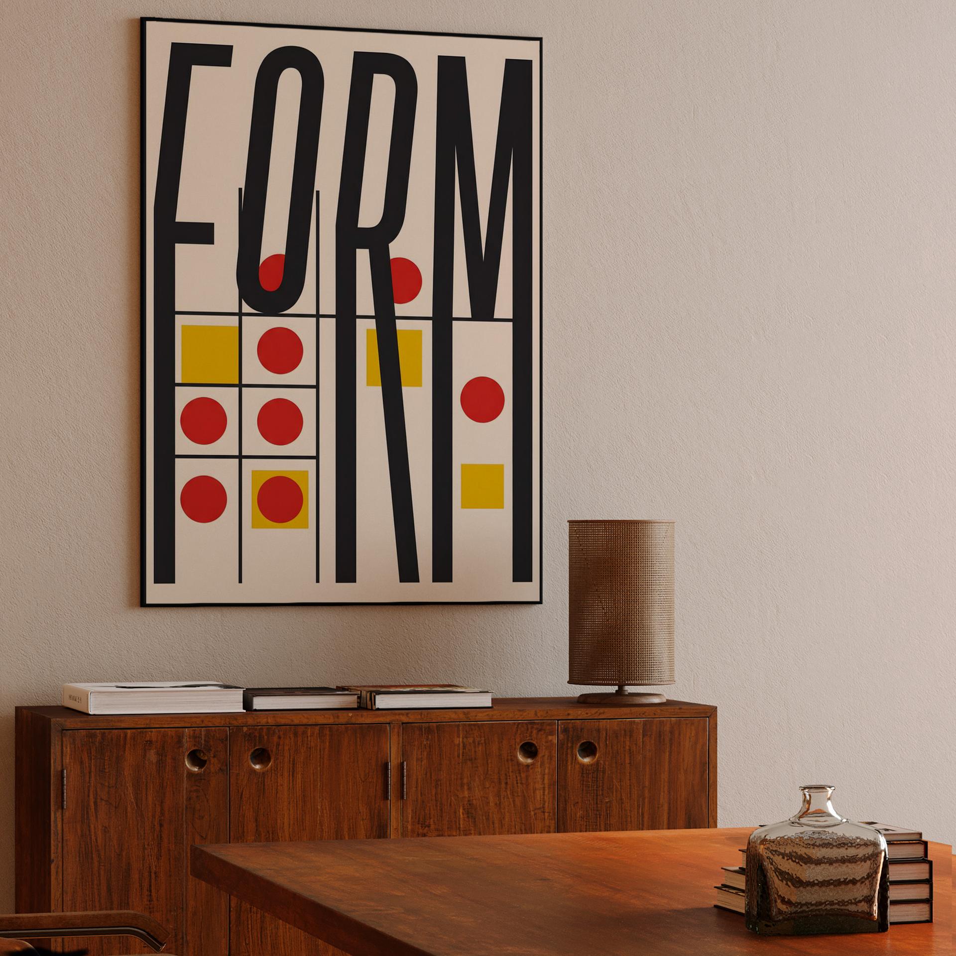 Form: A Bauhaus Typography Study
