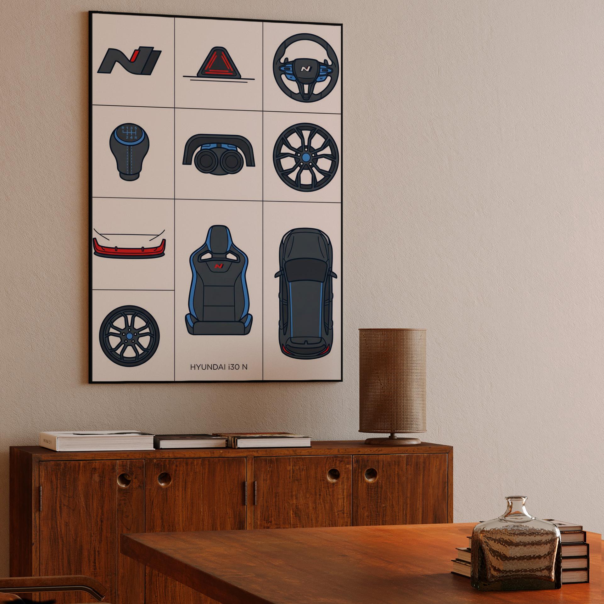 Hyundai i30 N Component Essentials Illustration