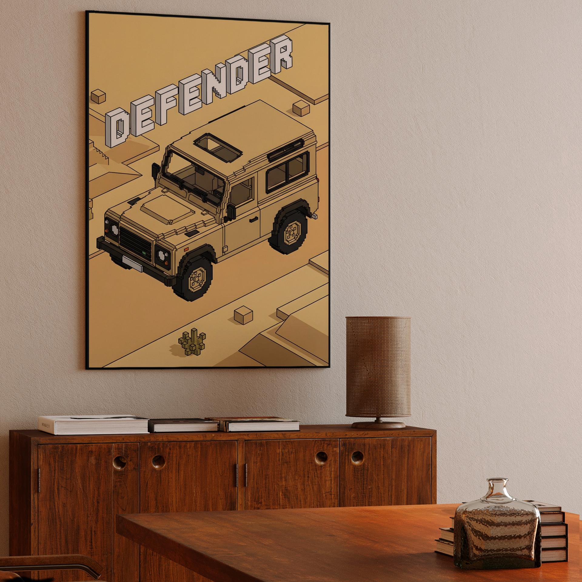 Voxel Desert Defender 90