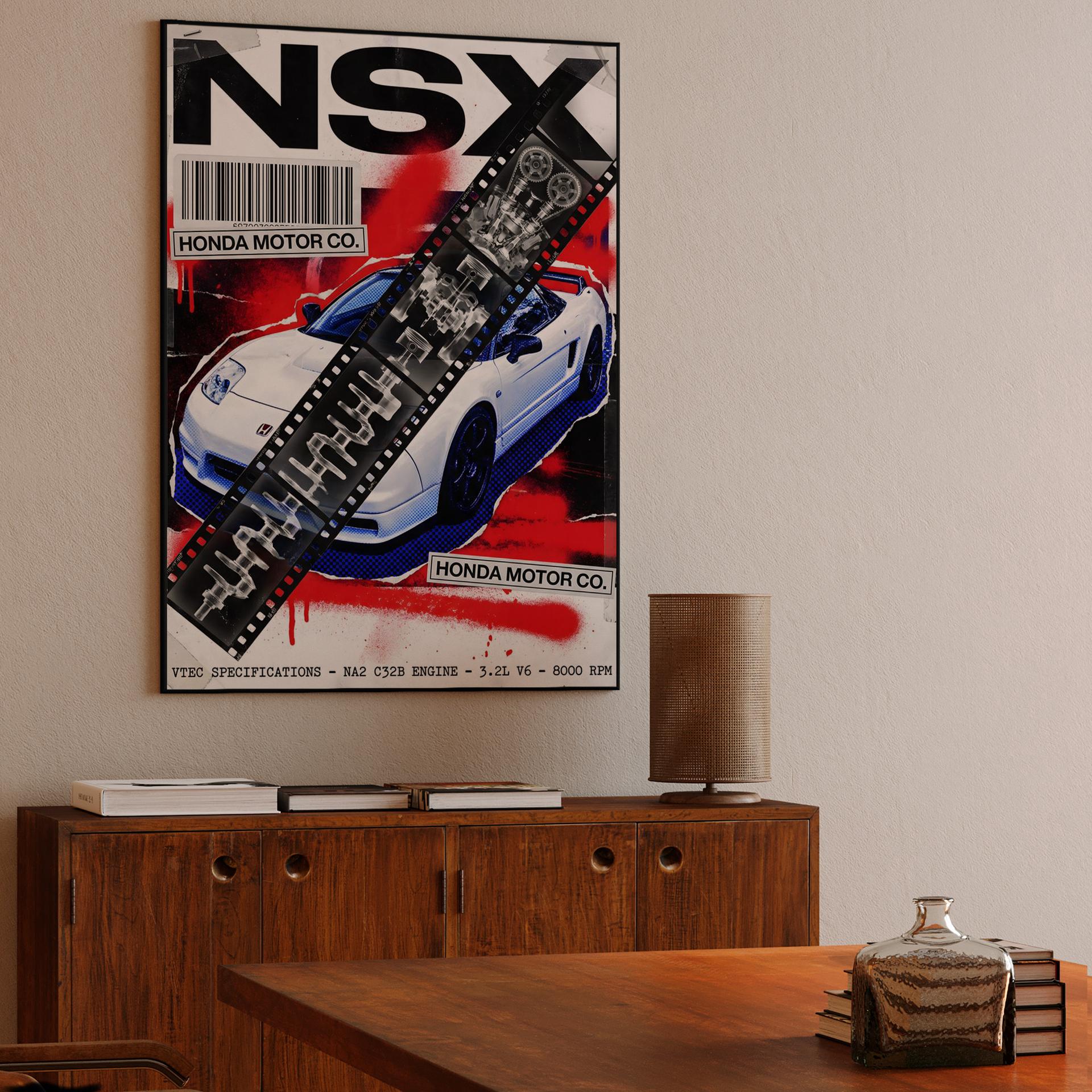 NSX NA2: VTEC Technical Collage