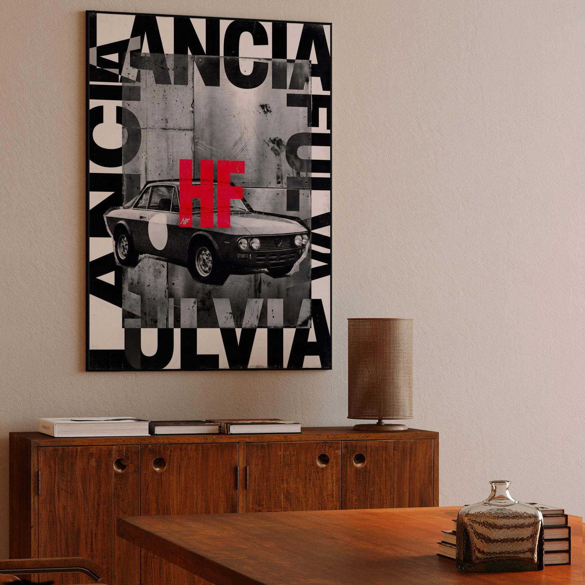 Lancia Fulvia HF Industrial Collage