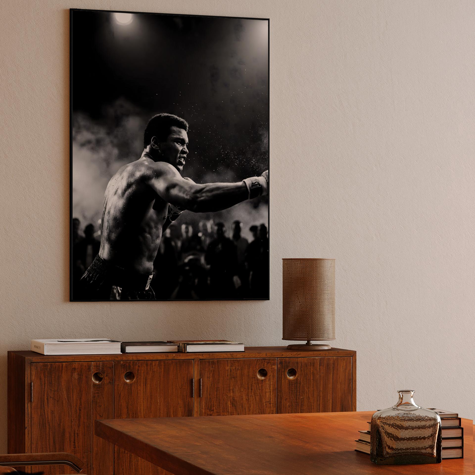The Greatest: Muhammad Ali High Contrast Boxing Photography