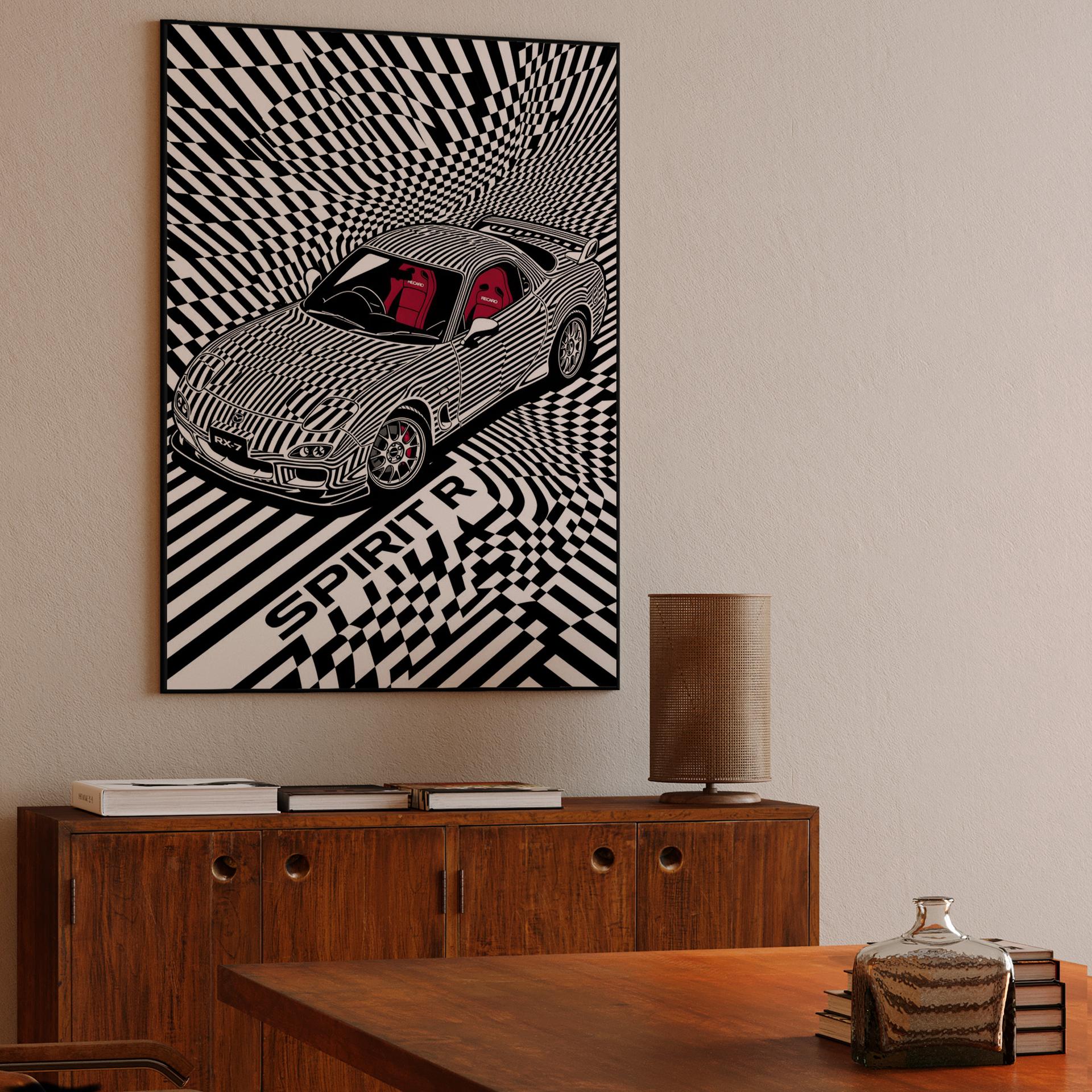 Spirit R Vortex: Op Art RX-7 FD