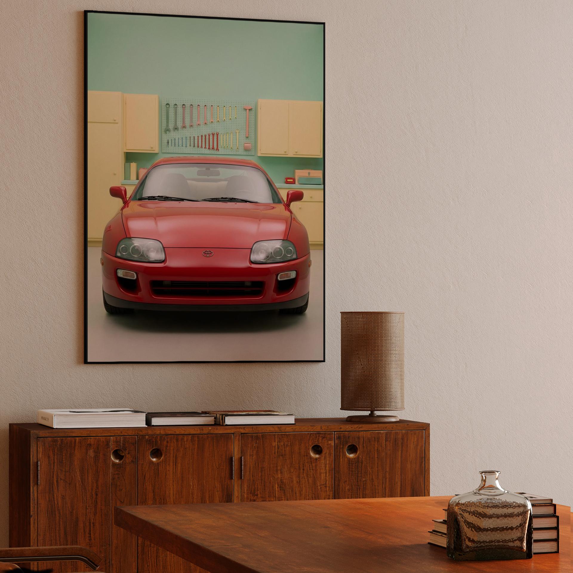 Red Supra Pastel Garage Symmetry