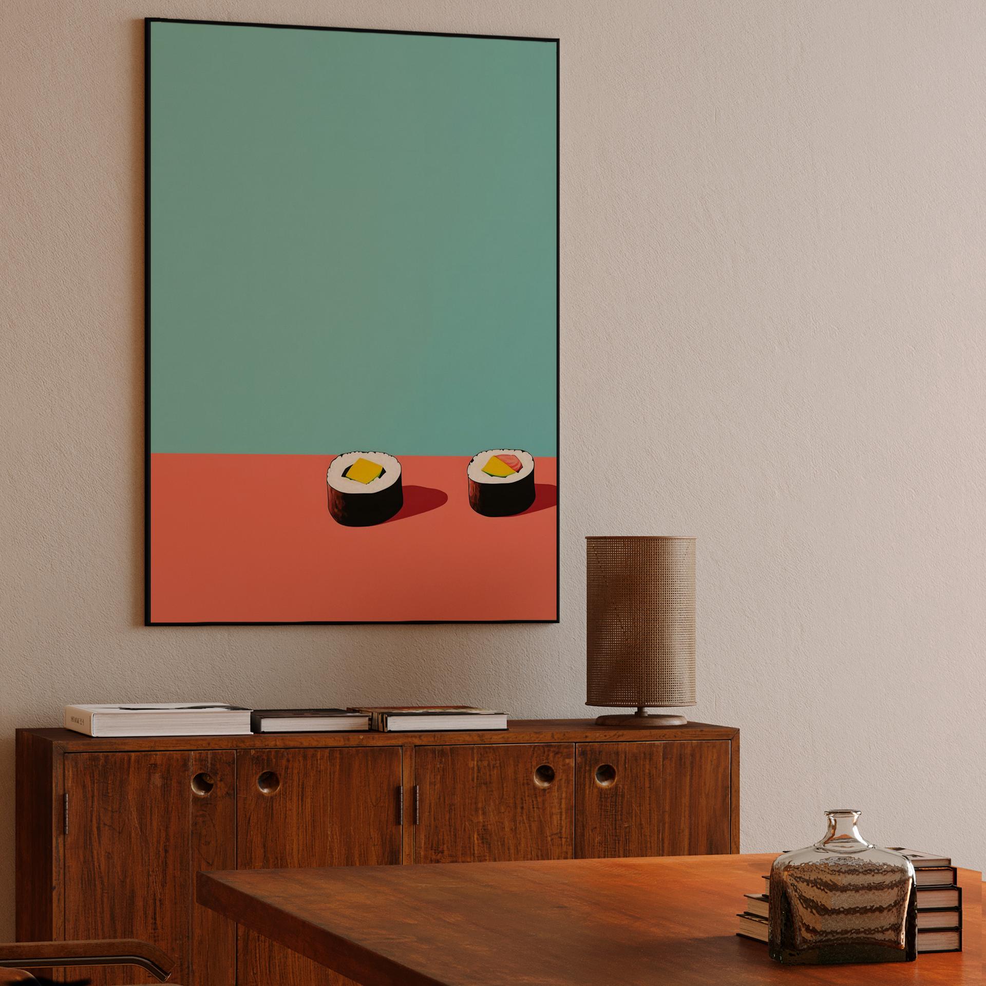 Minimalist Sushi Duo