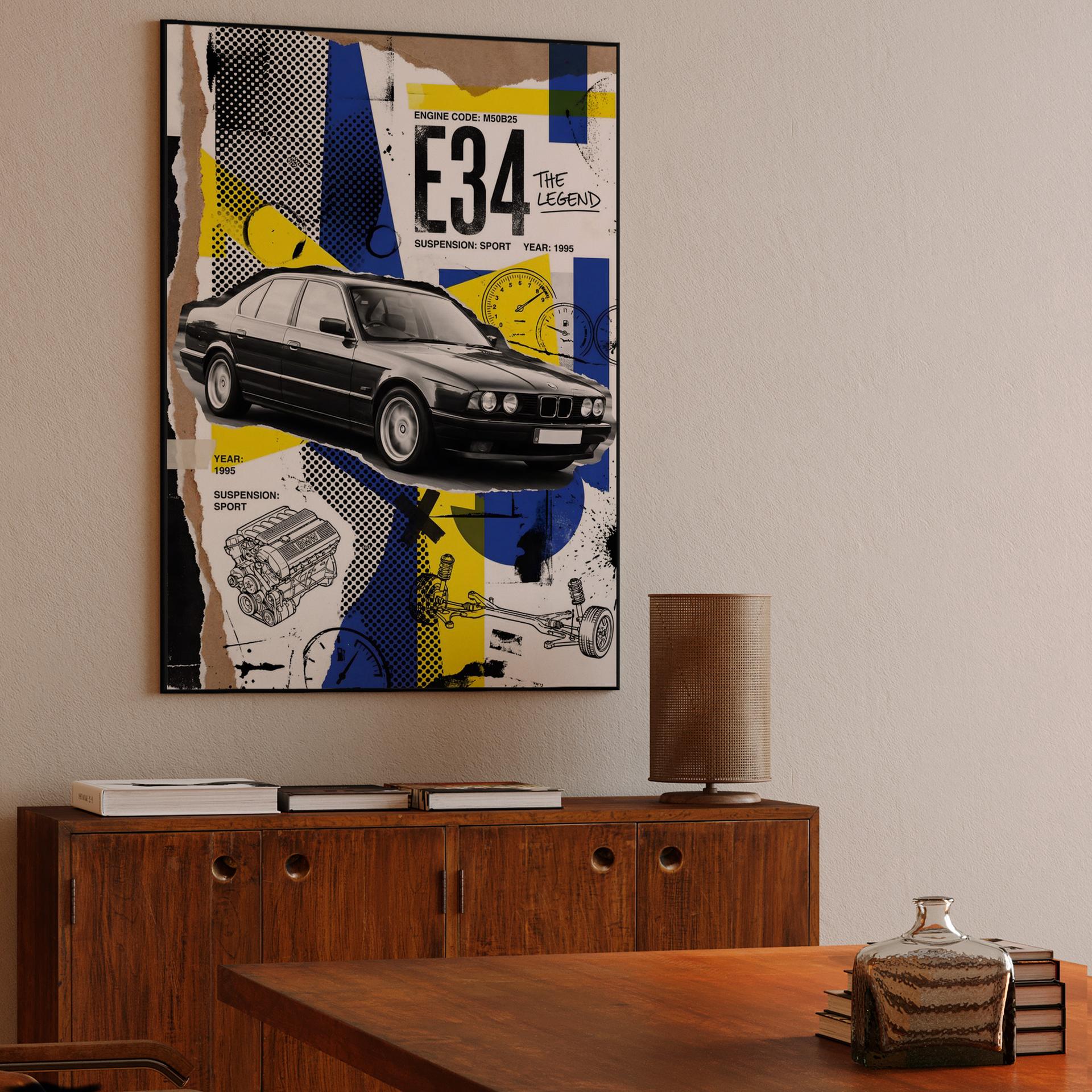 BMW E34: The Legend Collage