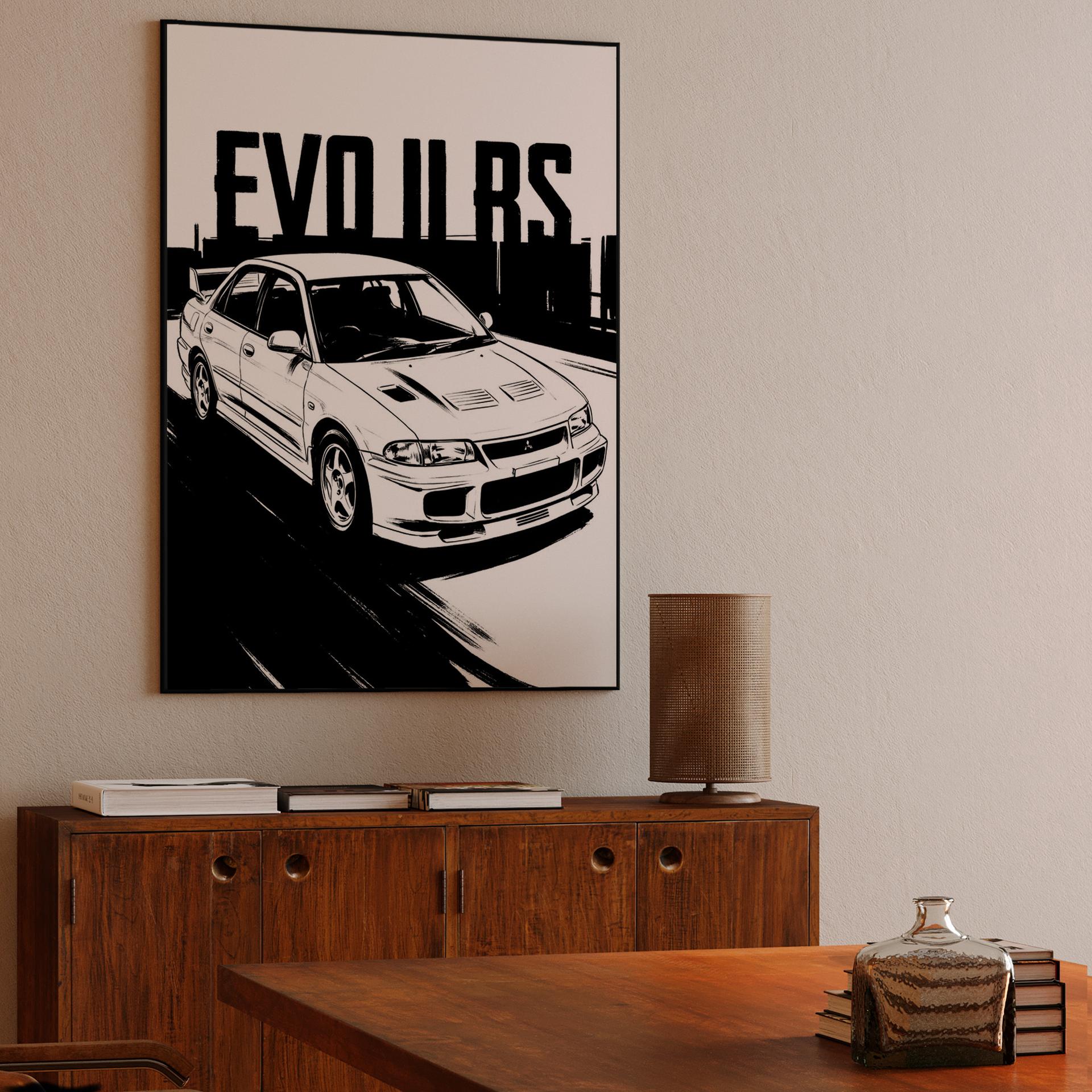 Evolution II RS: High-Contrast Manga Study