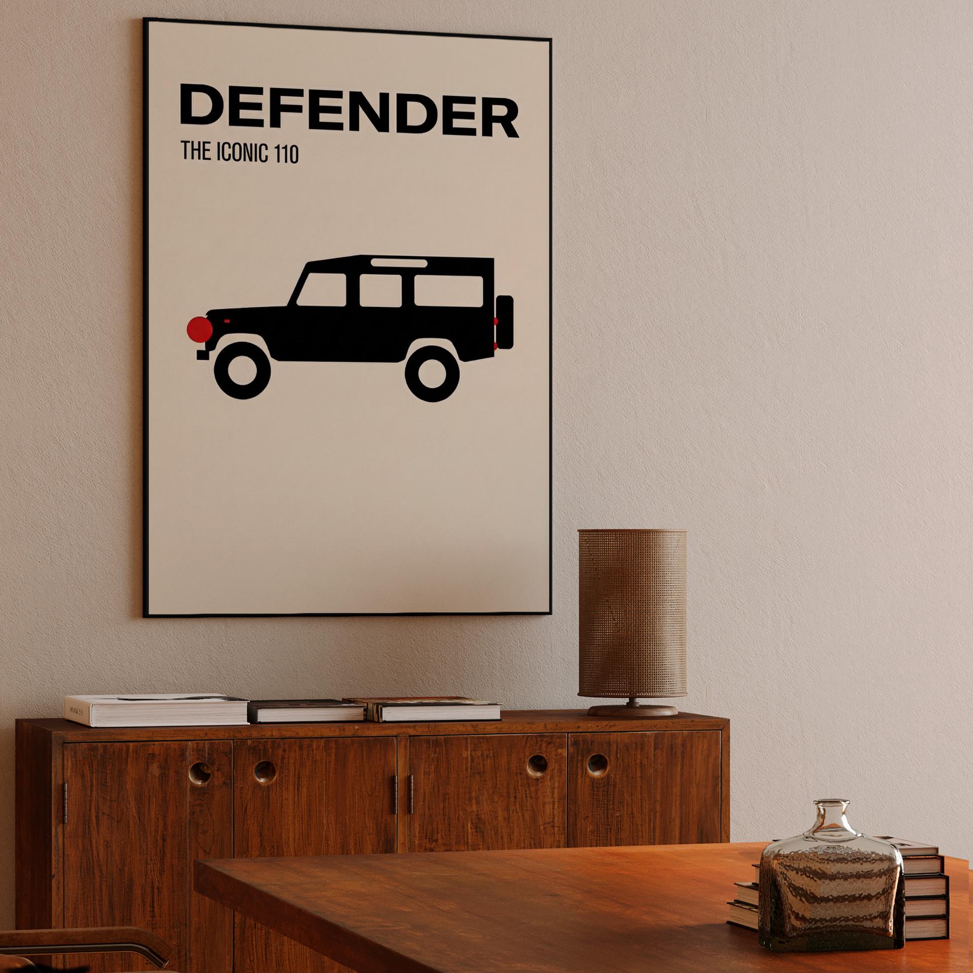 Minimalist Defender 110 Silhouette