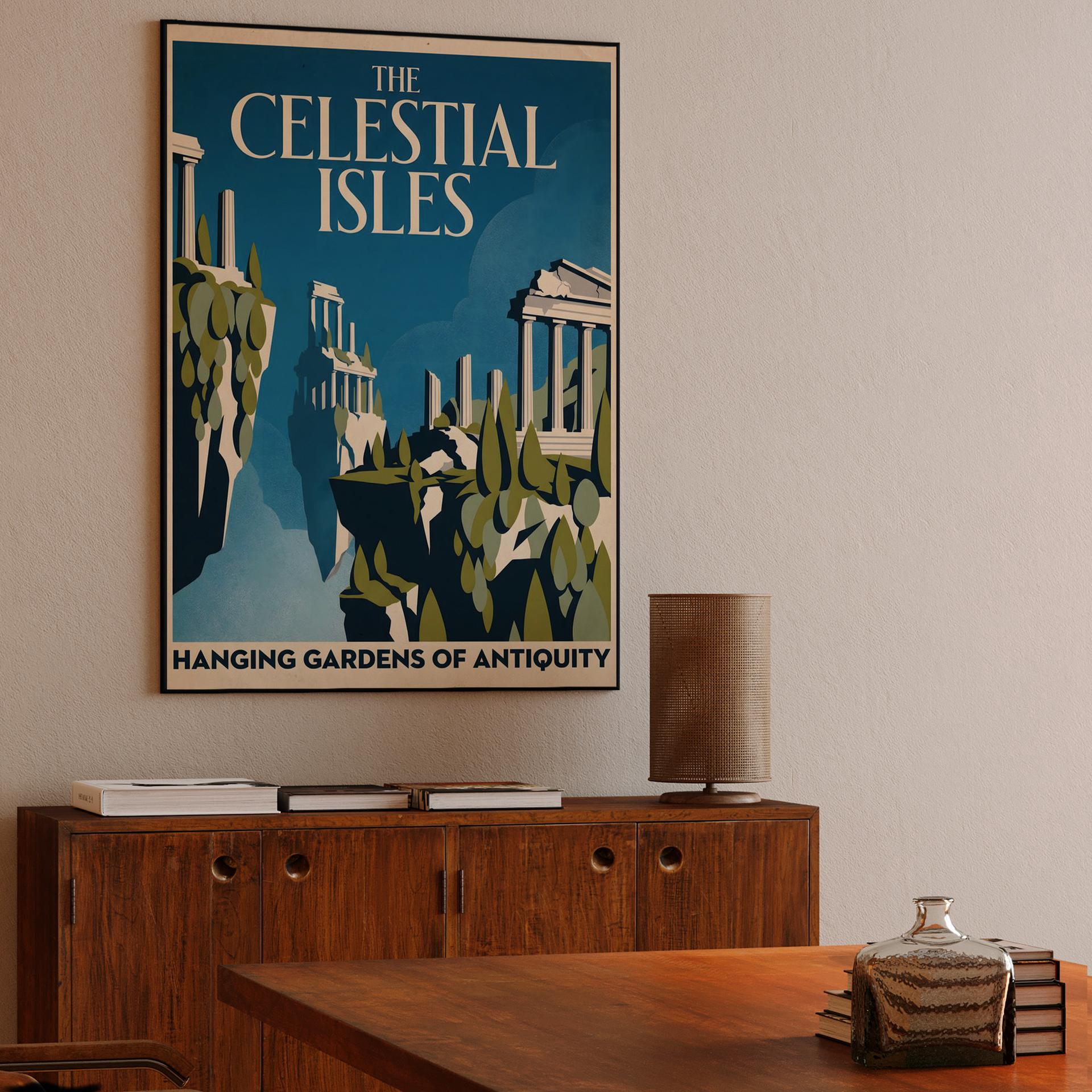 The Celestial Isles: Hanging Gardens of Antiquity