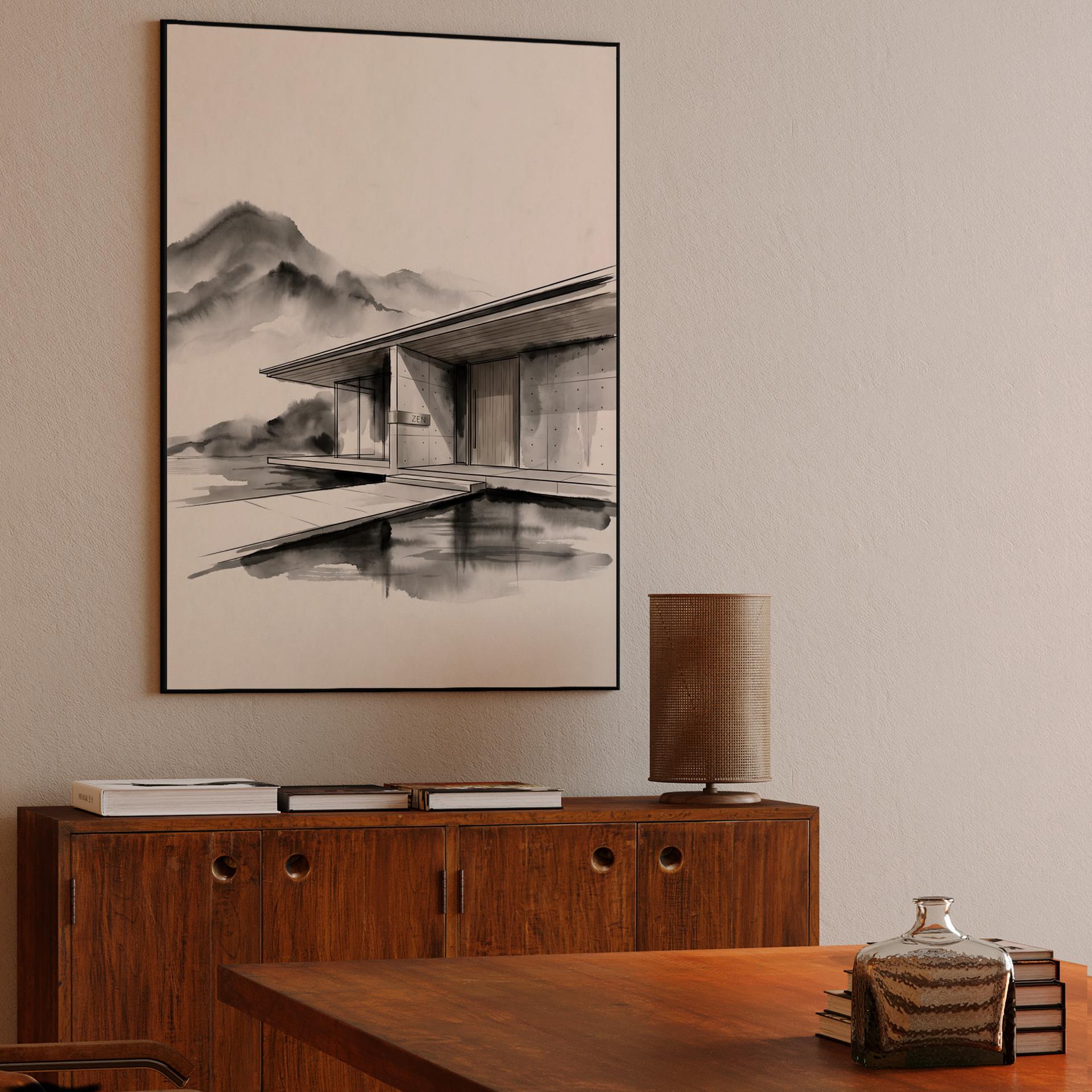 Zen Retreat: Modernism in the Mist