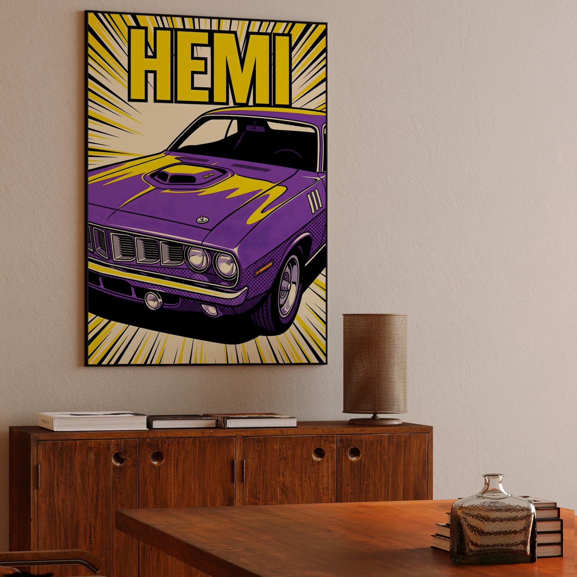Hemi 'Cuda Comic Velocity: Purple Power